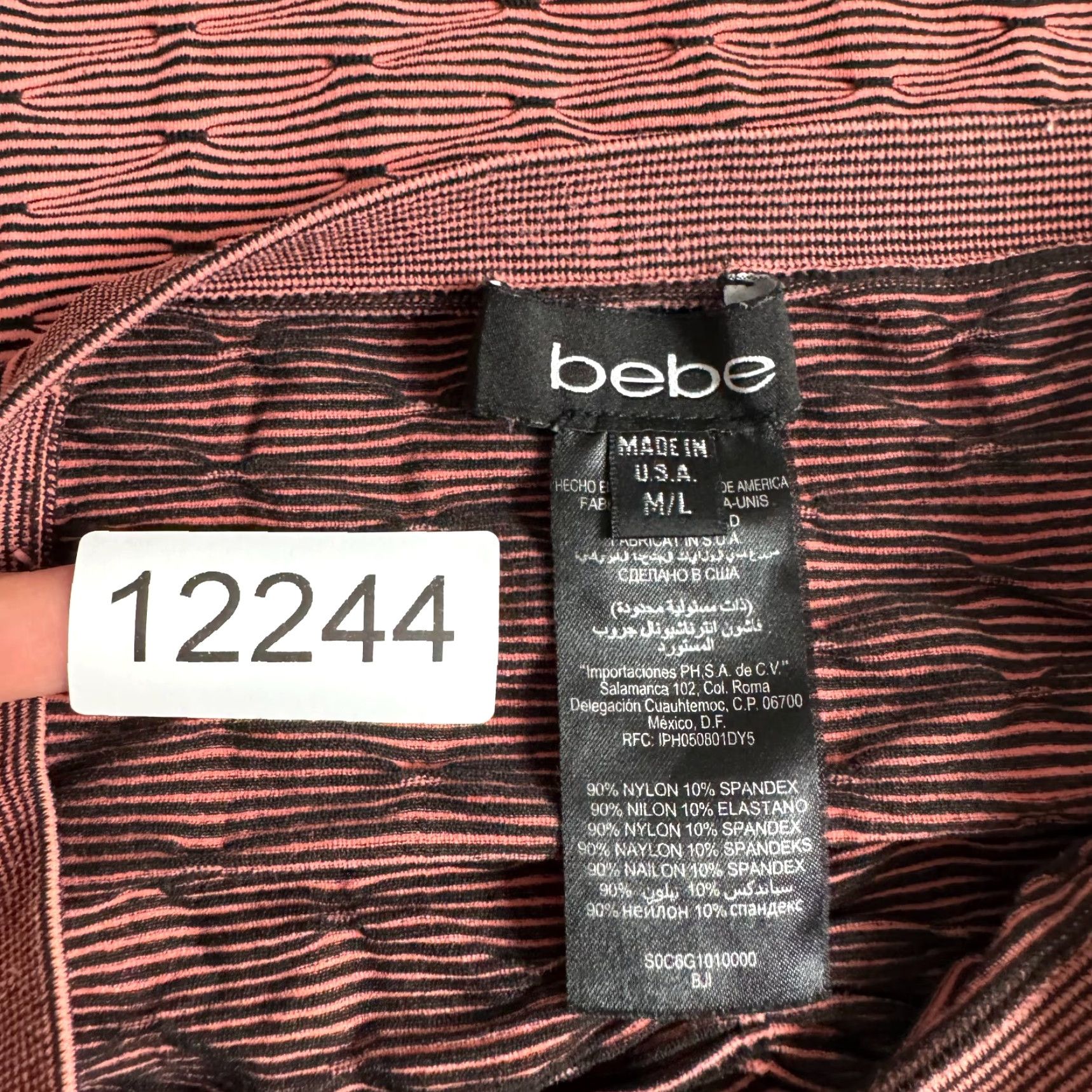 Bebe VINTAGE Bebe Shirt M Pink Grunge Whimsigoth Boho Fairy Y2K Size M / US 6-8 / IT 42-44 - 6 Thumbnail