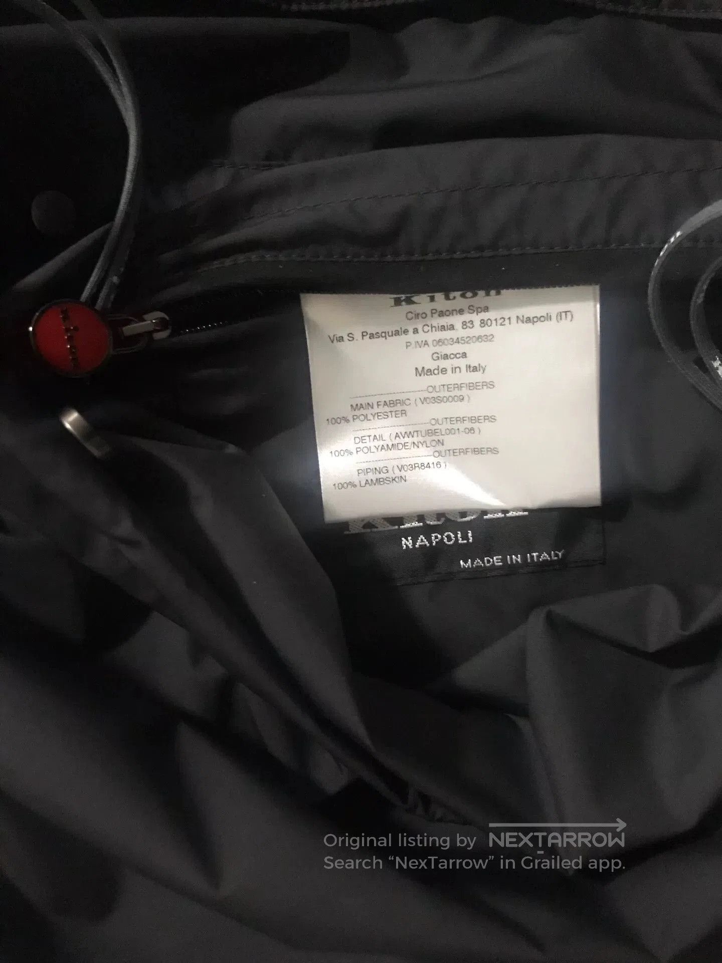 Kiton lightweight packable cotton suit jacket. Size US L / EU 52-54 / 3 - 8 Thumbnail