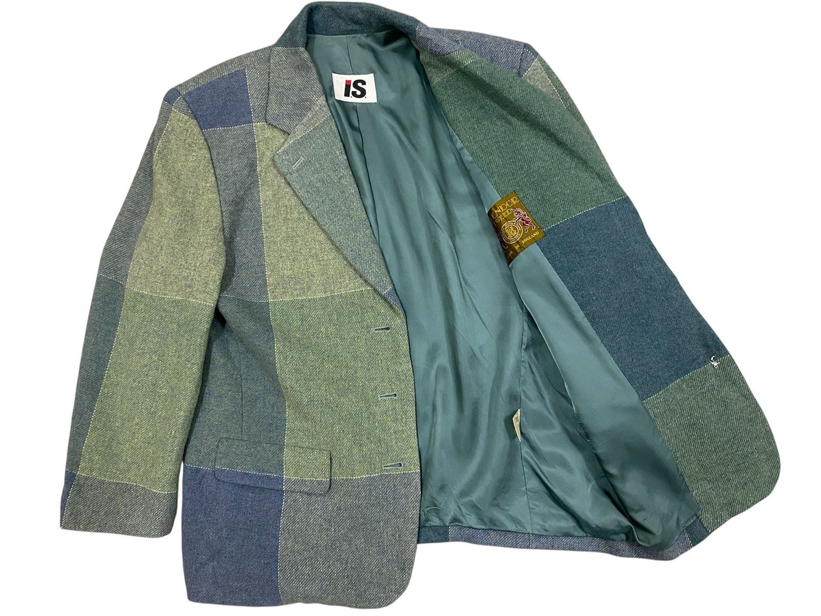 Issey Miyake Issey Miyake Wool Splendor Tweed Patchwork Tailored Jacket Size M / US 6-8 / IT 42-44 - 4 Thumbnail