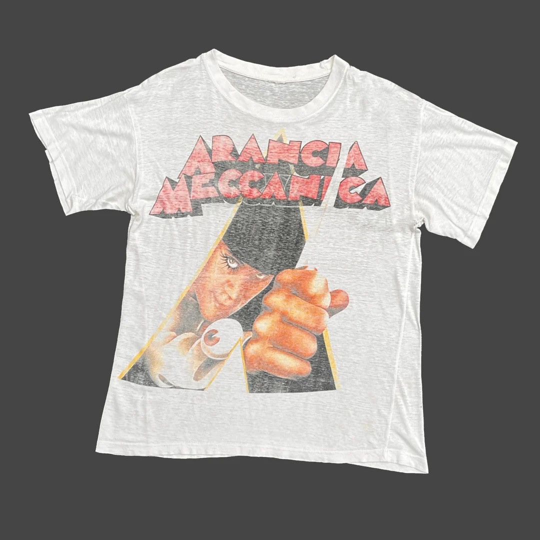Clockwork Orange 80s Vintage Rare Graphic Rare Promo T-Shirt