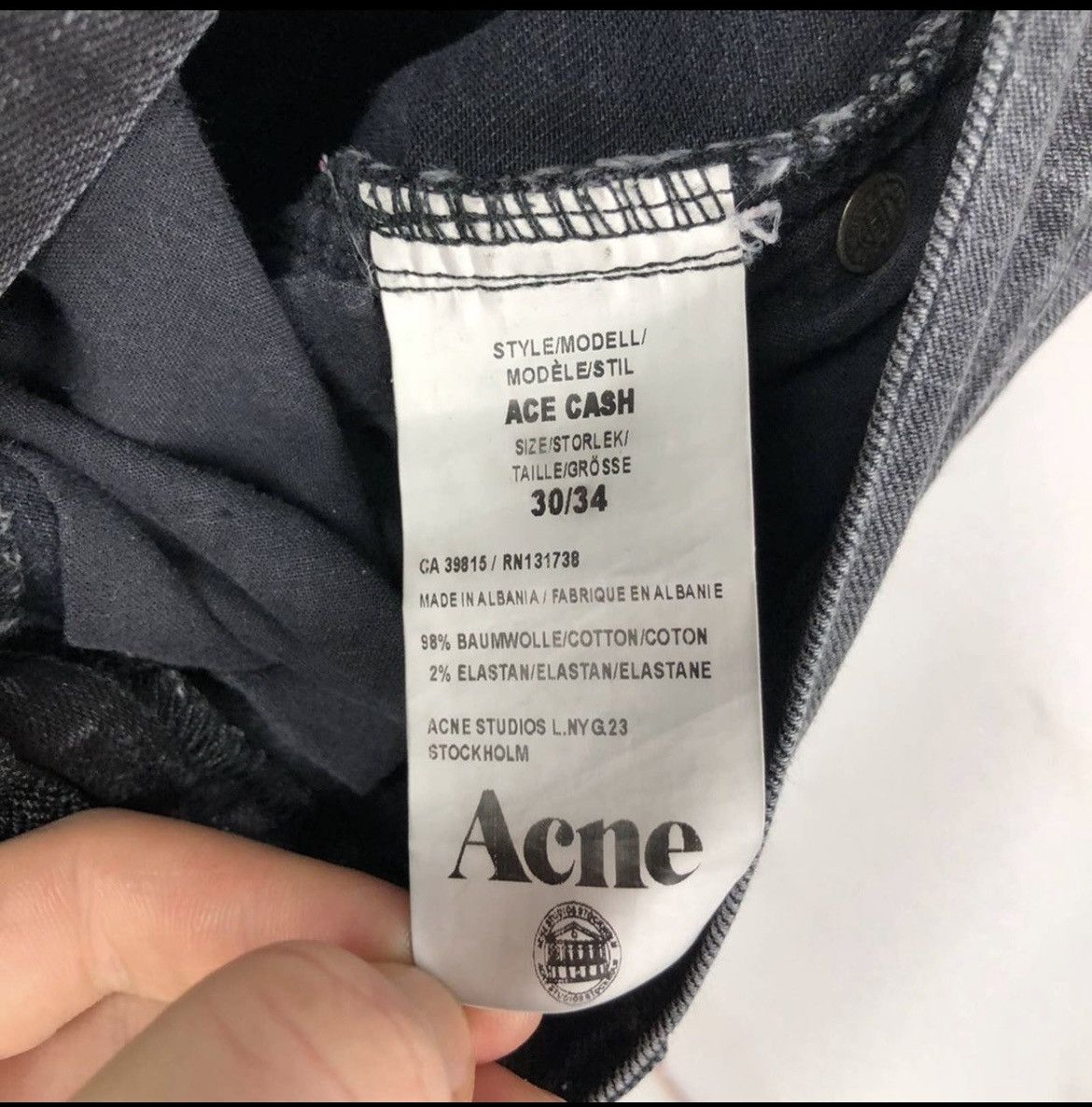 Acne Studios Acne studios Ace Cash jeans Size US 30 / EU 46 - 4 Thumbnail