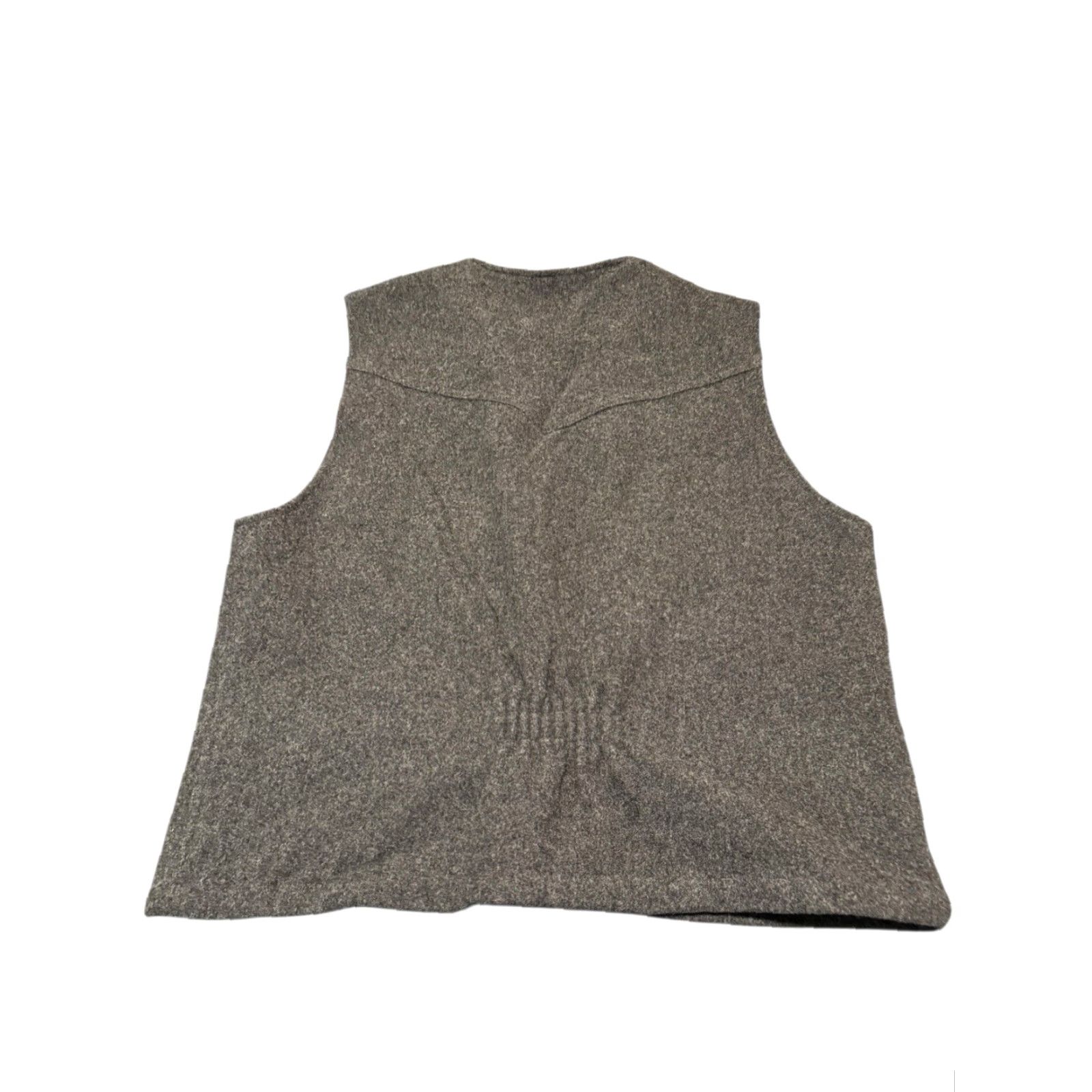Vintage Wyoming Traders Vest L 100% Virgin Wool Western Rancher Gray Waistcoat Vest Wool Western Gray L Mens Size US L / EU 52-54 / 3 - 6 Thumbnail