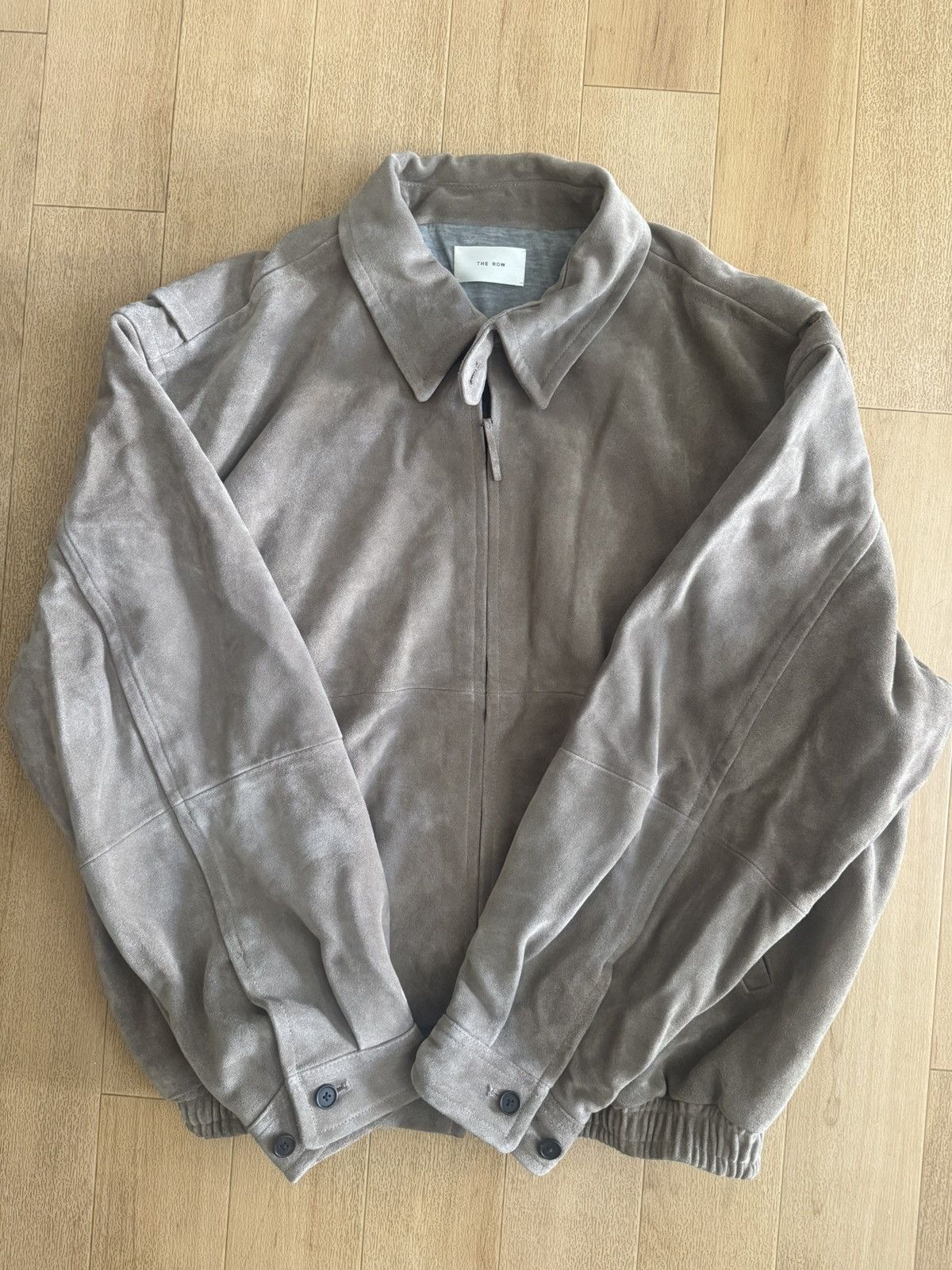 The Row The Row Ronan Suede Jacket - Taupe - Medium | Grailed
