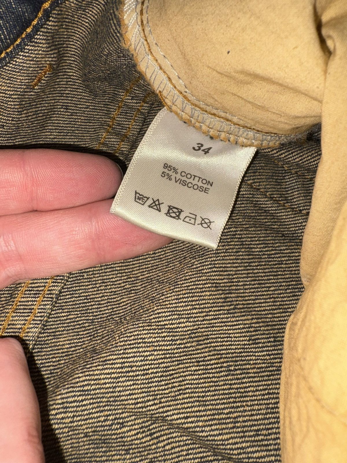 Vale Vale Forever Inferno Denim 'Dirt/Midwash' Size US 34 / EU 50 - 4 Thumbnail