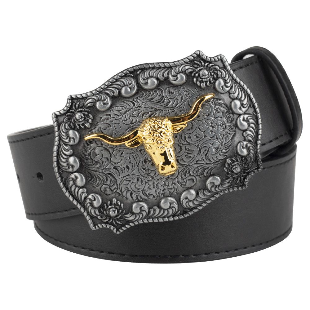 Designer Retro Vintage Belt Riveted Belts Menswear Accessories Size ONE SIZE - 4 Thumbnail