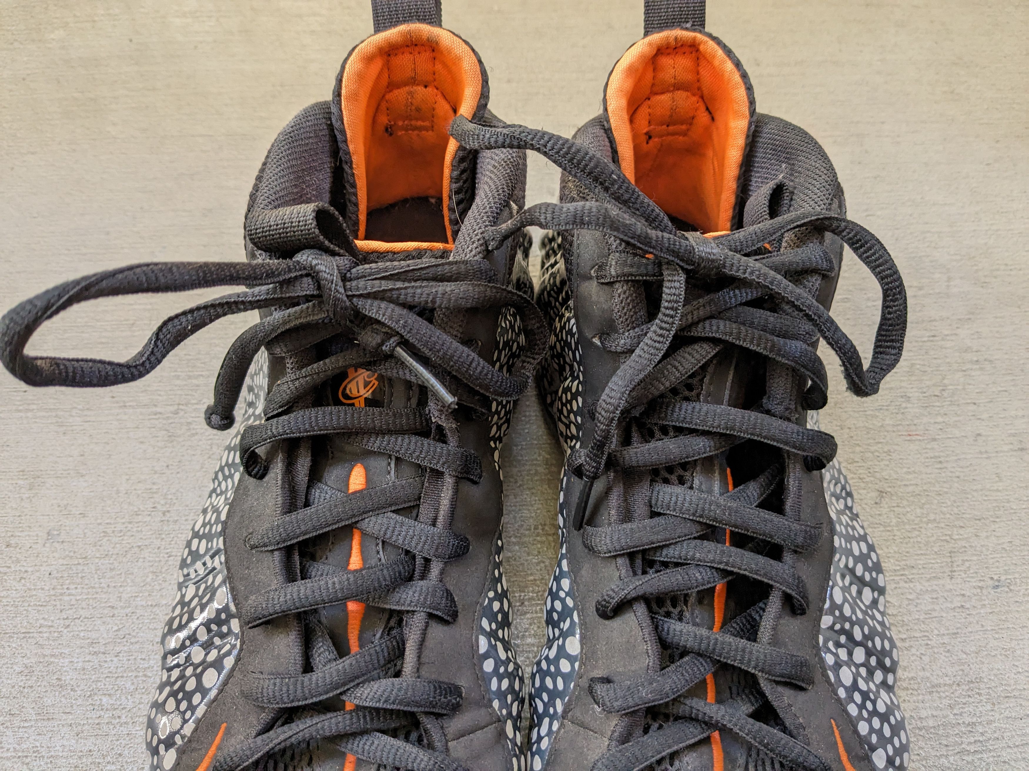 Nike Nike Air Foamposite One PRM Safari 10 Gray 575420-003 Size US 10 / EU 43 - 4 Thumbnail