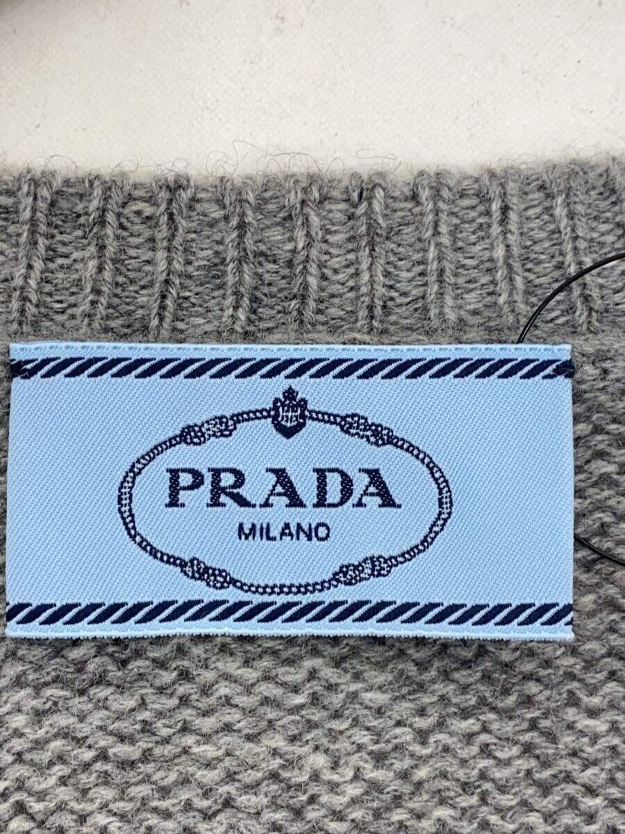 Prada Diamond Argyle Cashmere Short Sleeve Knit Sweater Size XS / US 0-2 / IT 36-38 - 4 Thumbnail