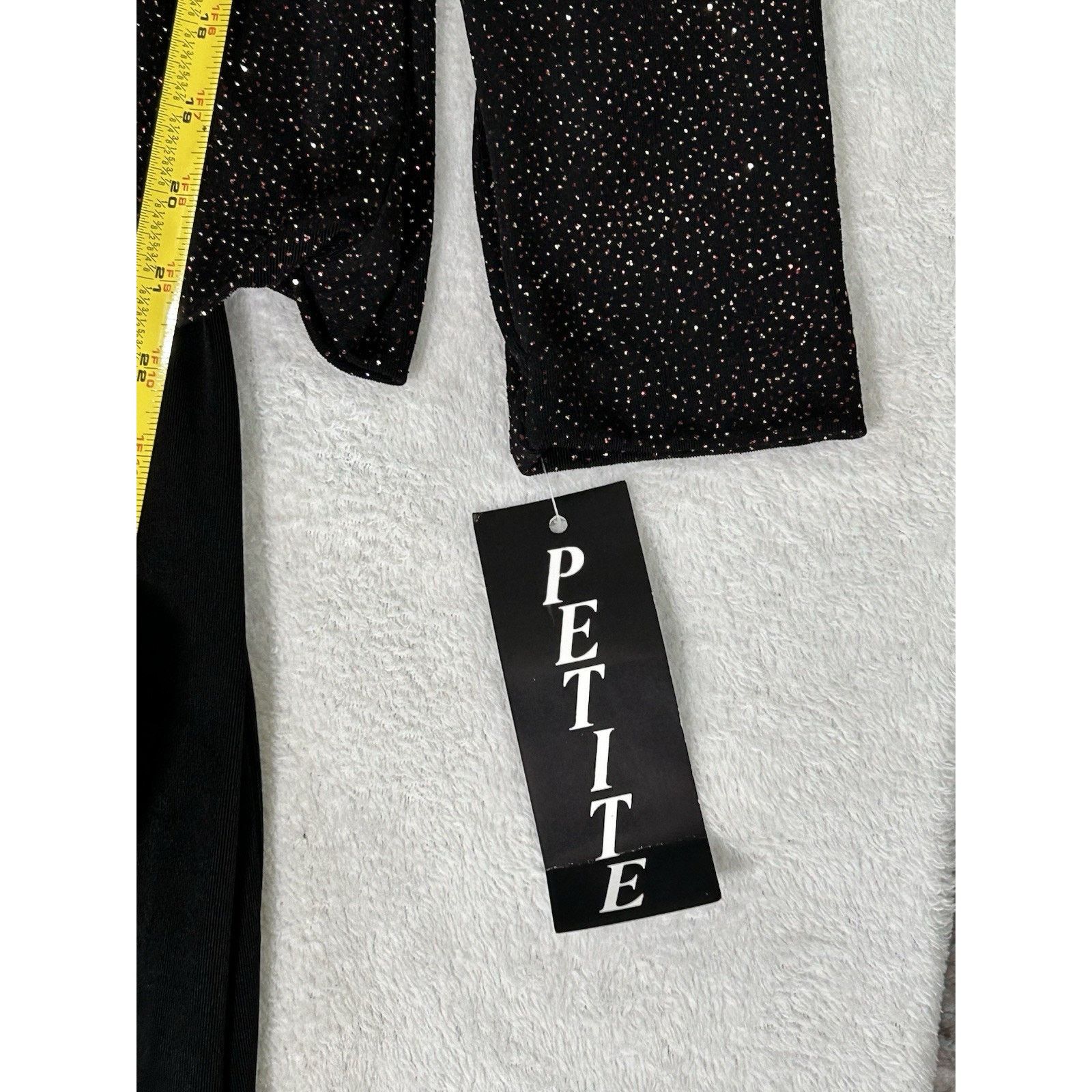 Alex Evenings alex evenings dress two piece set Sz 6p Black Sparkle NWT Size S / US 4 / IT 40 - 10 Thumbnail