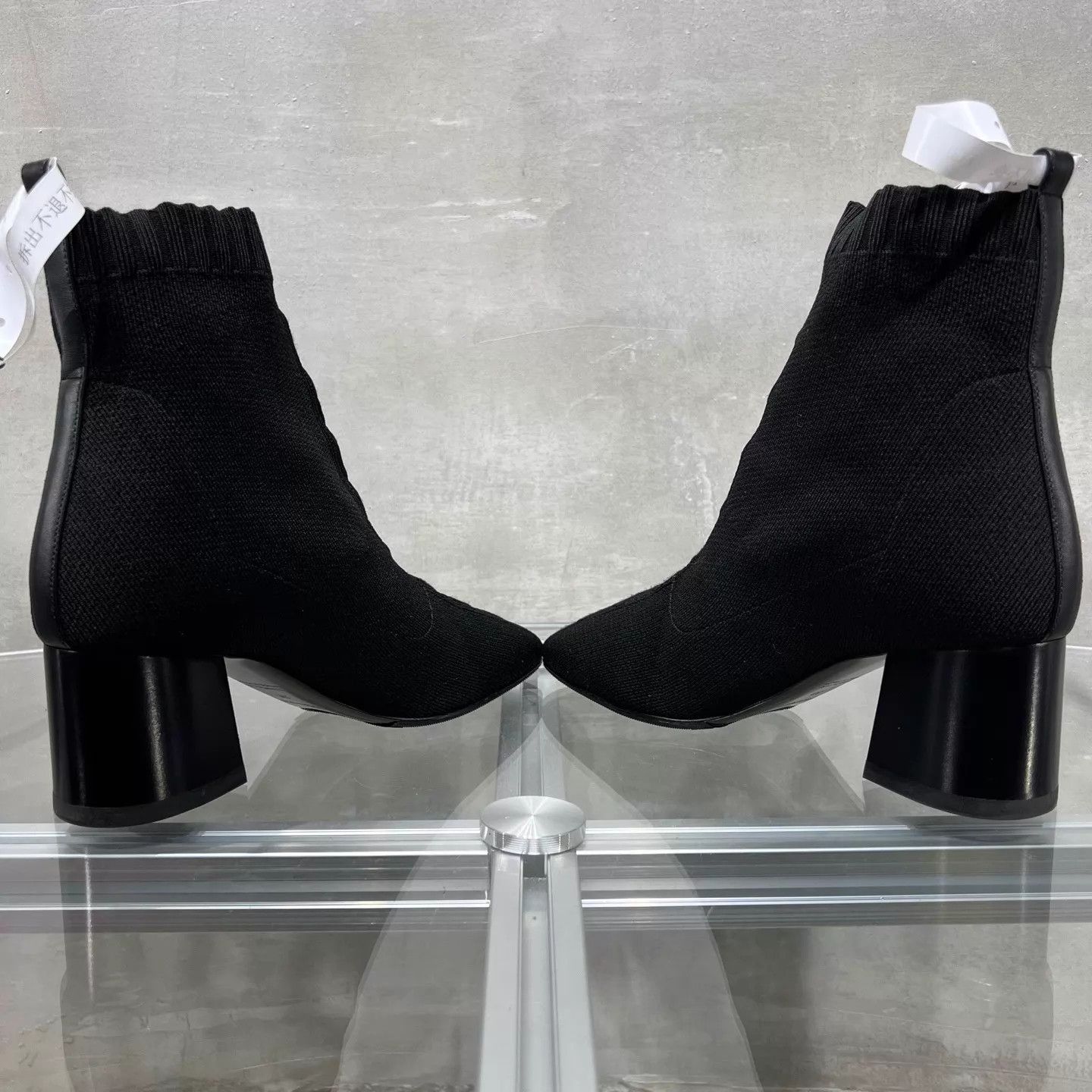 Hermes Hermes knit ankle boots black 39 new with box Size US 8.5 / IT 38.5 - 5 Thumbnail