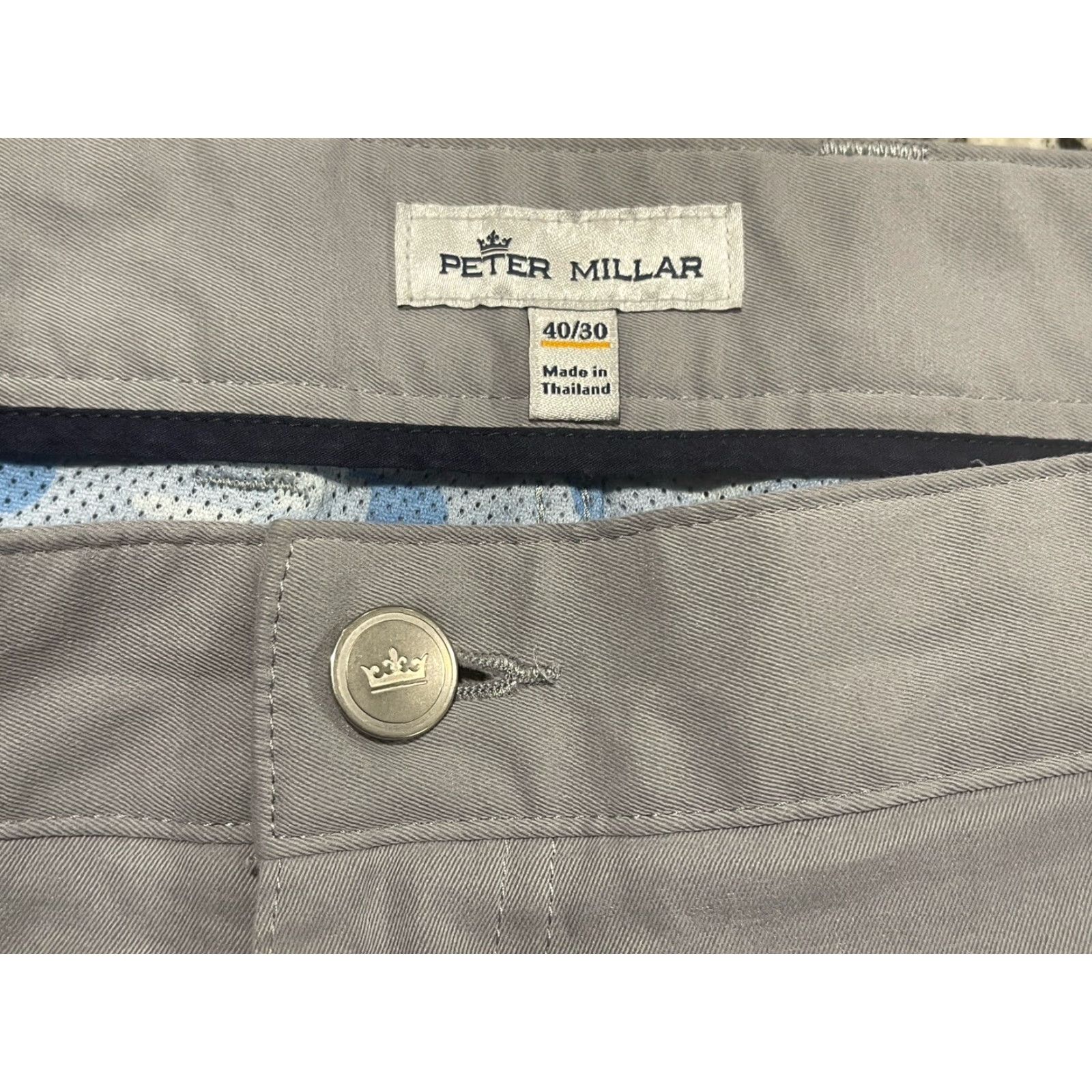 Peter Millar Peter Millar Pants Men's 40x29.5 Gray EB66 Sport Performance Stretch Golf Size US 40 / EU 56 - 3 Thumbnail