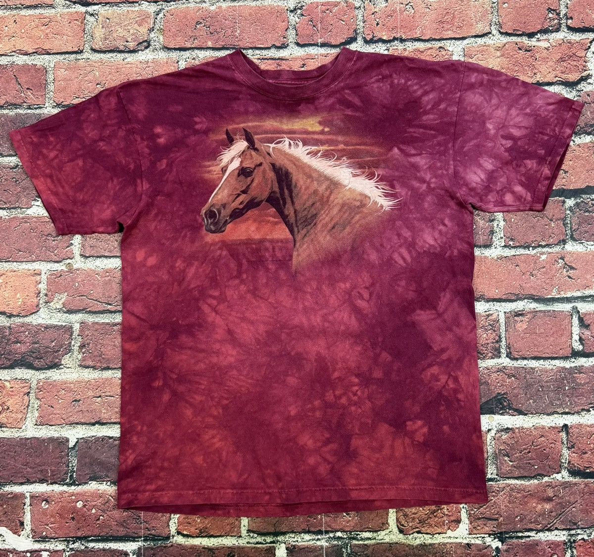 The Mountain The Mountain Horse T-Shirt Y2K Art Tie Dye 2007 Kim McElroy Size US L / EU 52-54 / 3 - 1 Thumbnail