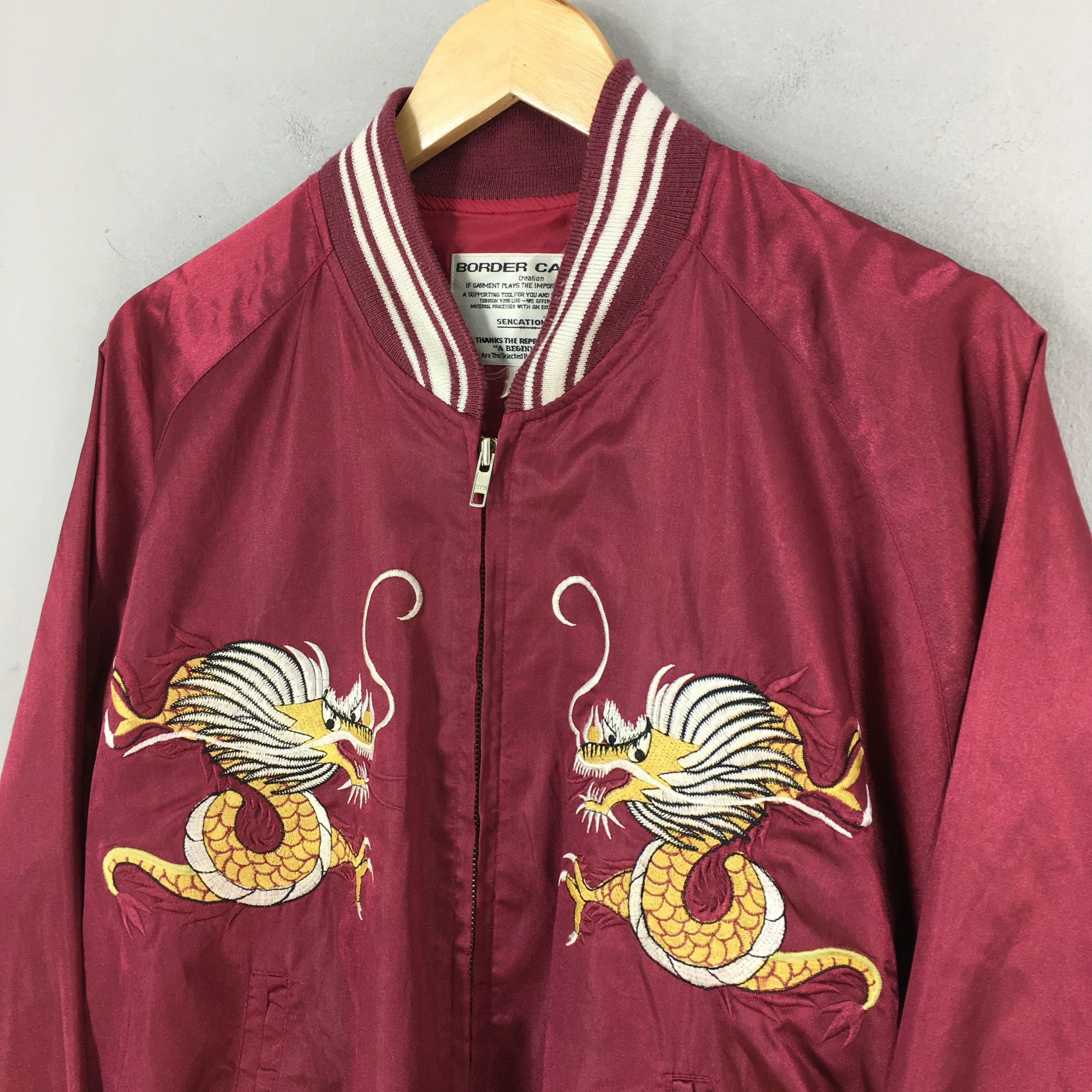 Japanese Brand Vintage Sukajan Dragon Uss Midway Us Navy Jacket Large Size US L / EU 52-54 / 3 - 6 Thumbnail