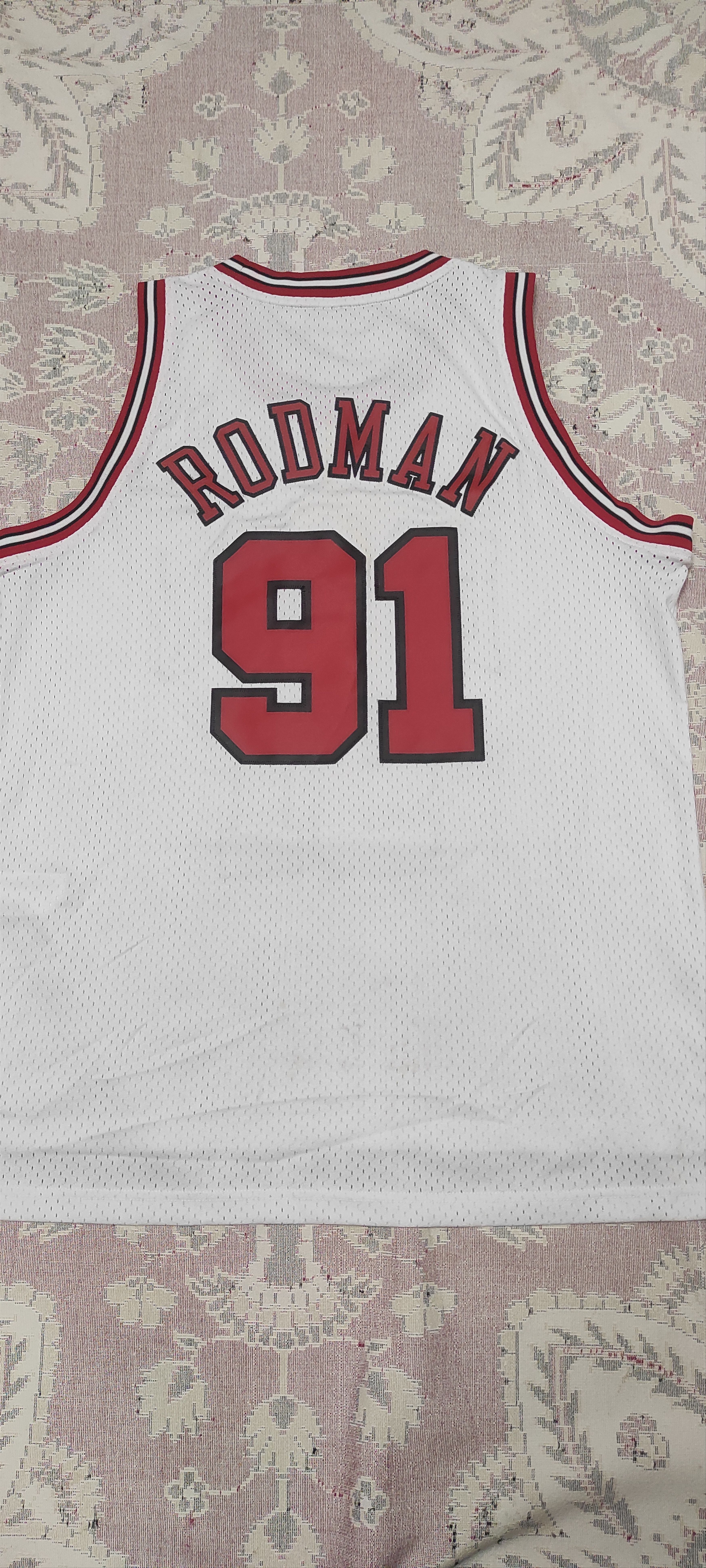 Adidas Dennis Rodman Chicago Bulls NBA Basketball Size US L / EU 52-54 / 3 - 6 Thumbnail
