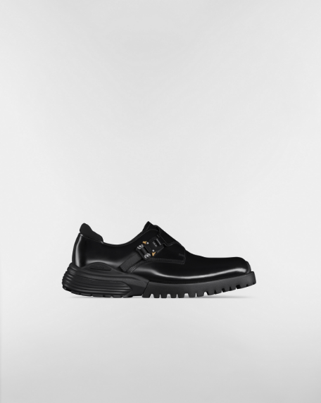 Dior o1w1db10426 3DE393 Combat Monk Derby Shoes in Black Size US 5.5 / EU 38 - 1 Thumbnail