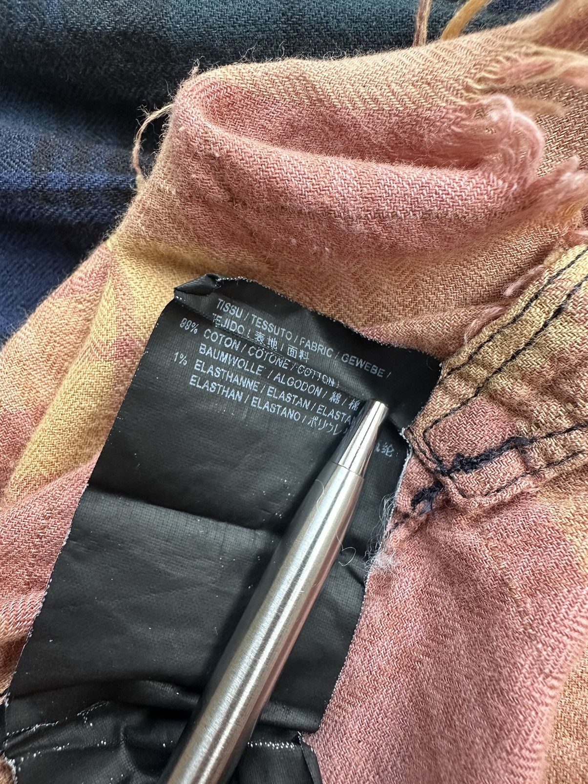 Saint Laurent Paris SS16 Saint Laurent surf sound bleached flannel 2 tone Hedi Size US L / EU 52-54 / 3 - 25 Thumbnail