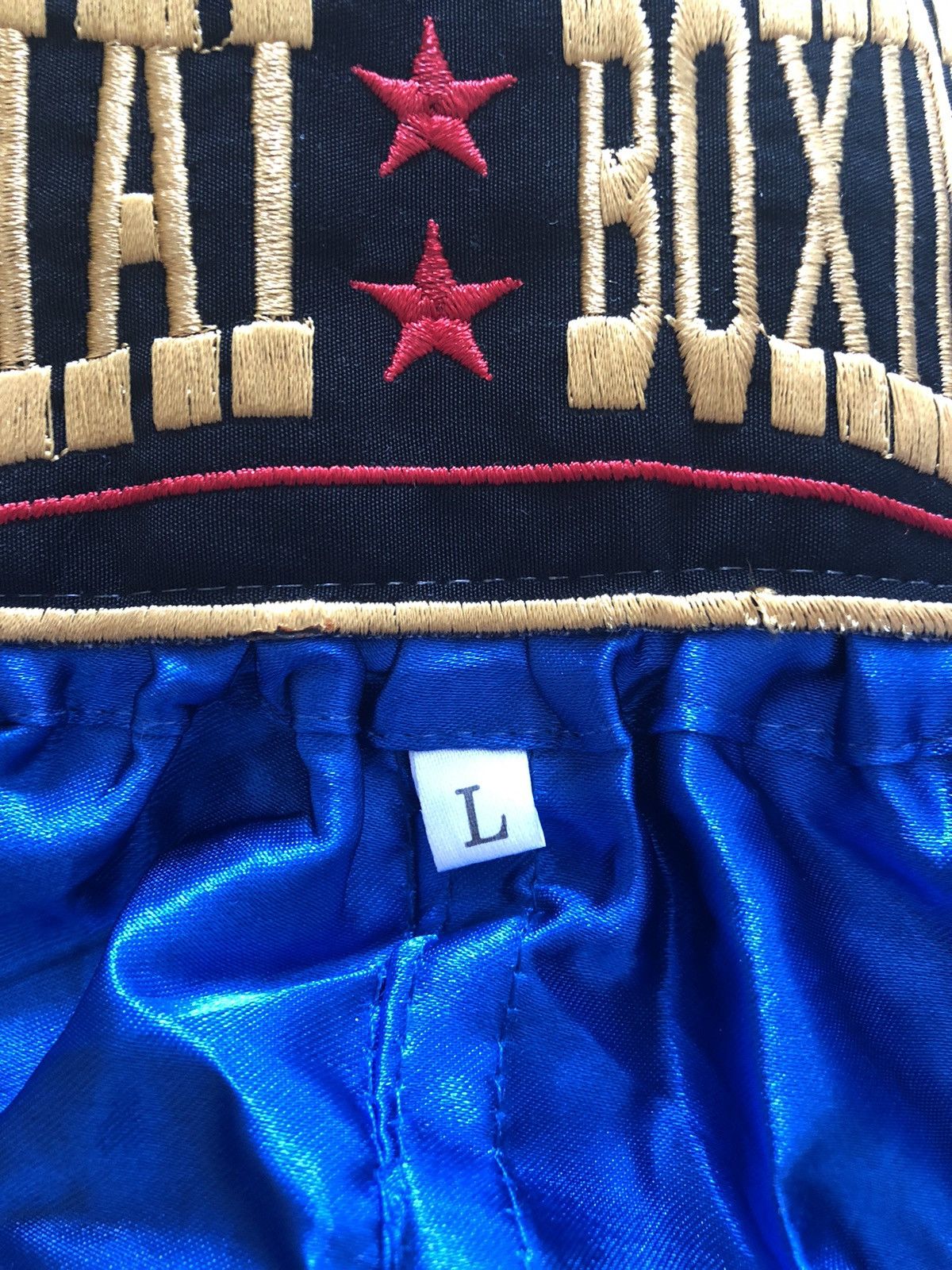 Other × Vintage THAI BOXING VINTAGE QUALITY MUAY SPORT SHORTS Size US 31 - 6 Thumbnail