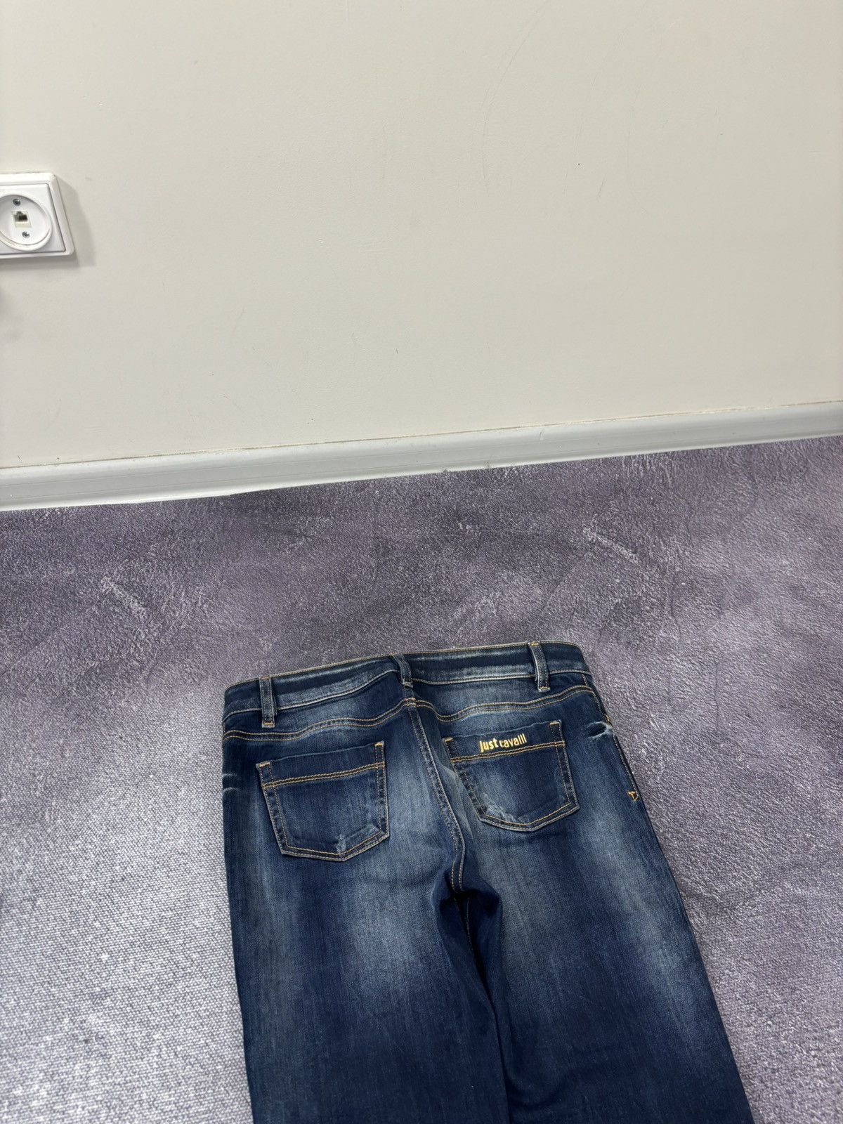Just Cavalli Just Cavalli Chic Women’s Y2K Ripped Denim Avant Garde Jeans Size 28" / US 6 / IT 42 - 15 Thumbnail