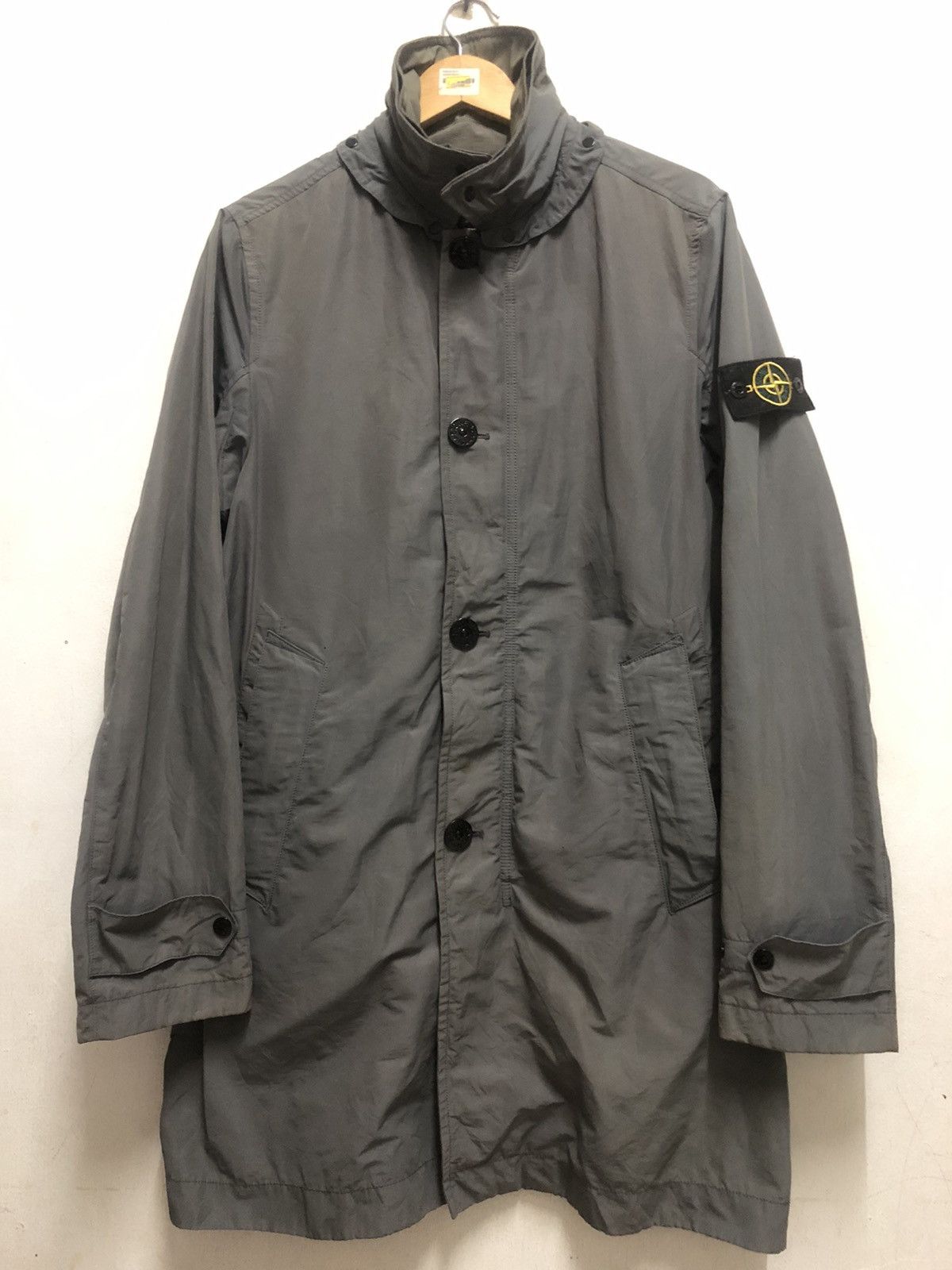 Stone Island mid-length micro reps trench coat Size US L / EU 52-54 / 3 - 2 Thumbnail