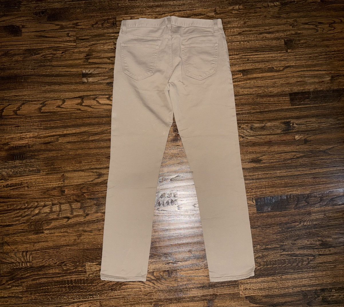 Banana Republic Banana Republic Chino Slim Fit Traveler Pant Khaki Tan 30x32 Size US 30 / EU 46 - 5 Thumbnail