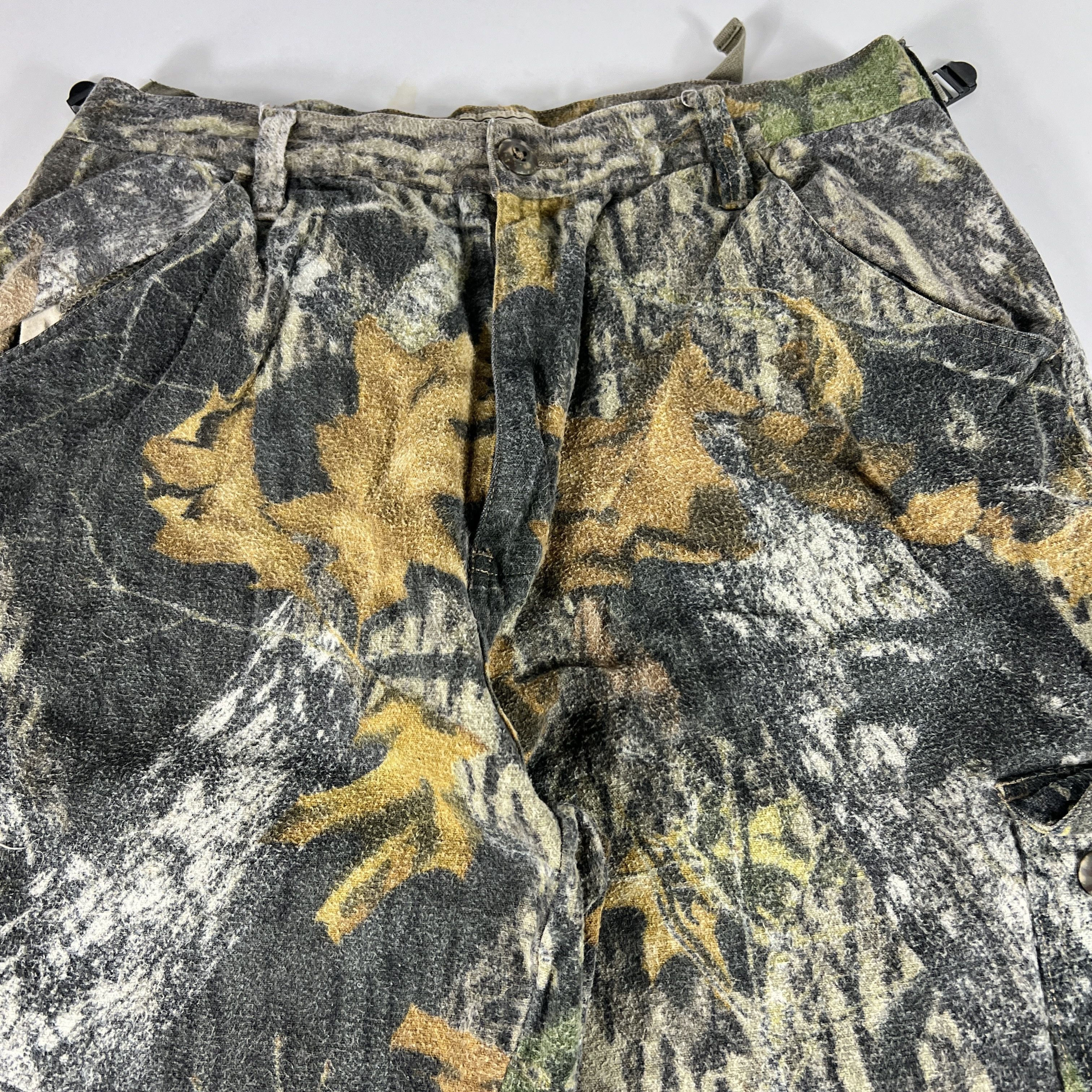 Mossy Oaks Mossy Oak Camo Pants Men Brown Faded Foliage Cargo Outdoor Size US 30 / EU 46 - 2 Thumbnail