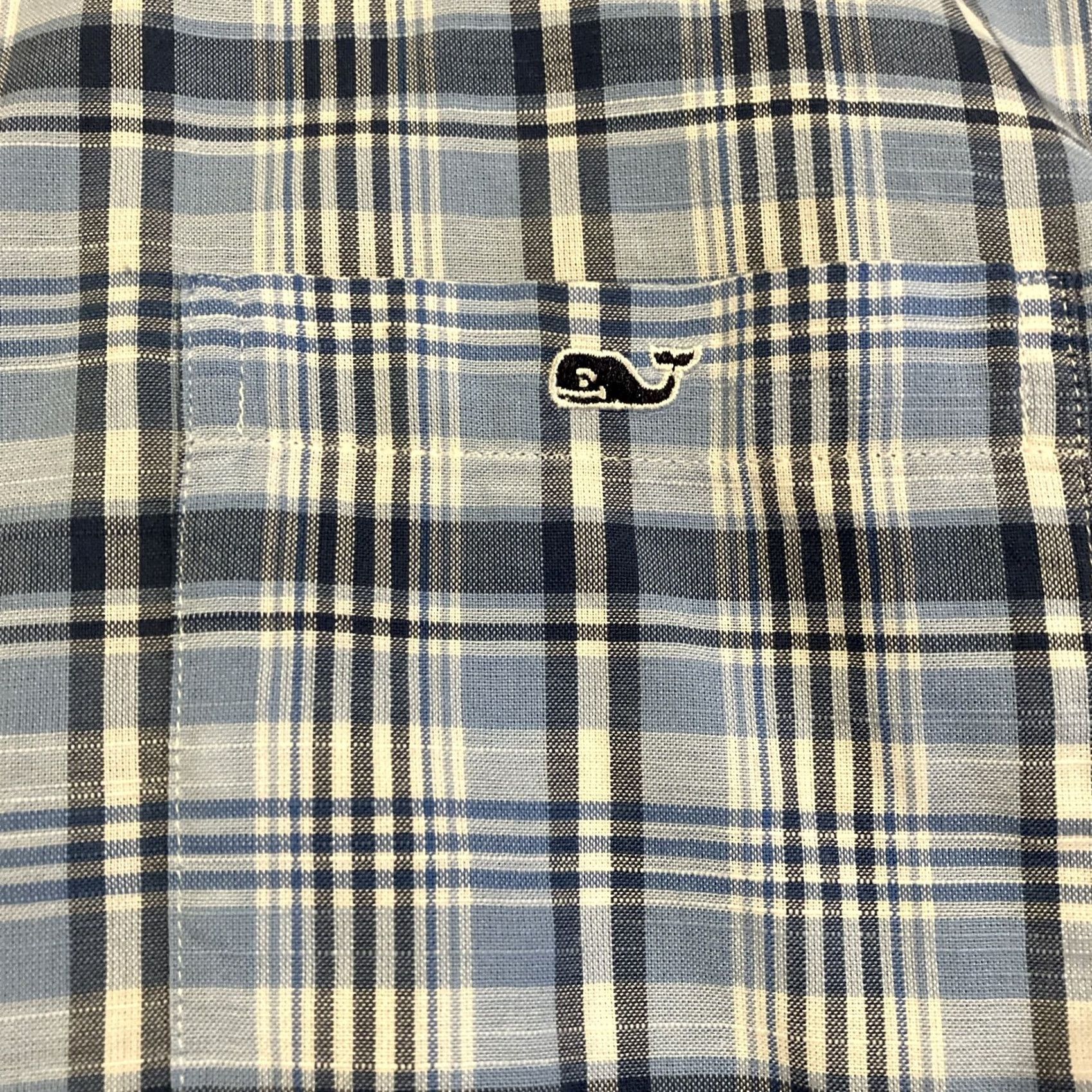 Vineyard Vines Vineyard Vines Tucker Shirt • Long Sleeve • 100% Cotton • Blue Plaid • Men's Large Size US L / EU 52-54 / 3 - 2 Thumbnail