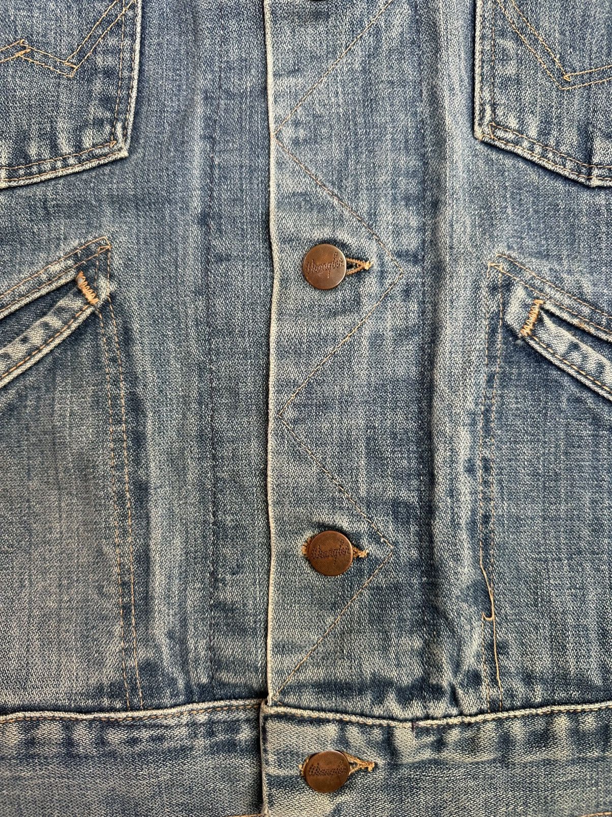Vintage Vintage 70s Wrangler 124MJ Denim Jacket Made in USA Size US S / EU 44-46 / 1 - 5 Thumbnail