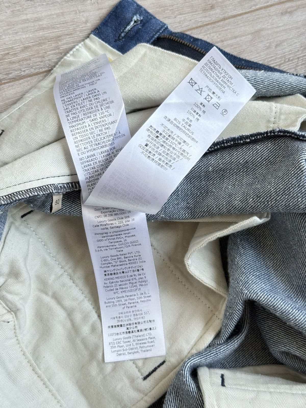 Gucci Gucci Wide Leg Tailored Trousers High Rise Straight Jeans Size US 34 / EU 50 - 16 Thumbnail