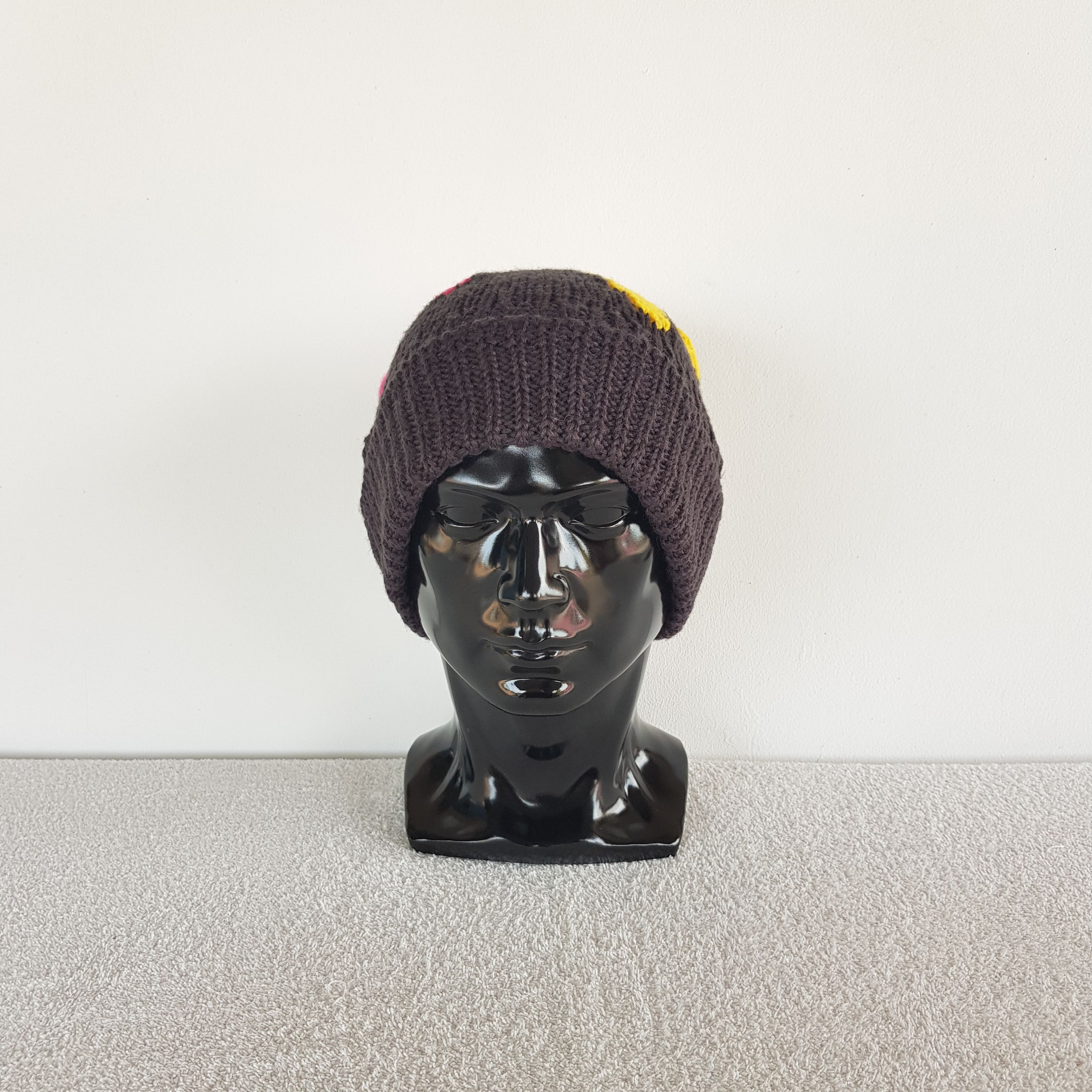 Japanese Brand Vintage Mackdaddy Beanie Ribbed Fair Isle Knit Snow Caps Hat Size ONE SIZE - 3 Thumbnail