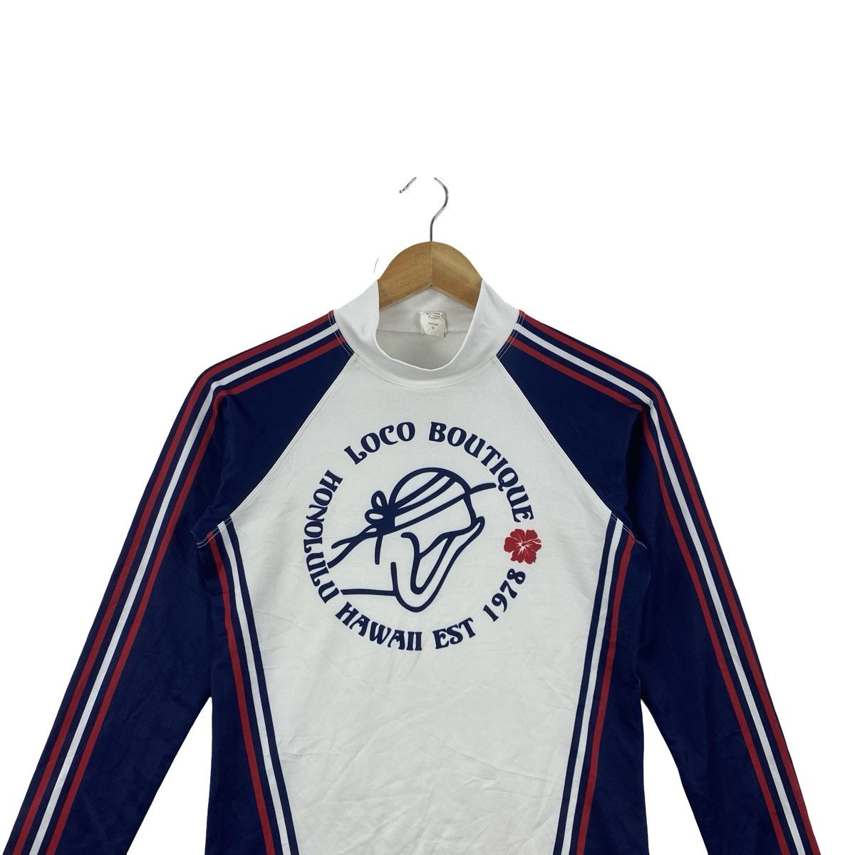 Vintage Vintage LOCO BOUTIQUE HAWAII Rash Guard Long Sleeve Top Size M / US 6-8 / IT 42-44 - 2 Thumbnail
