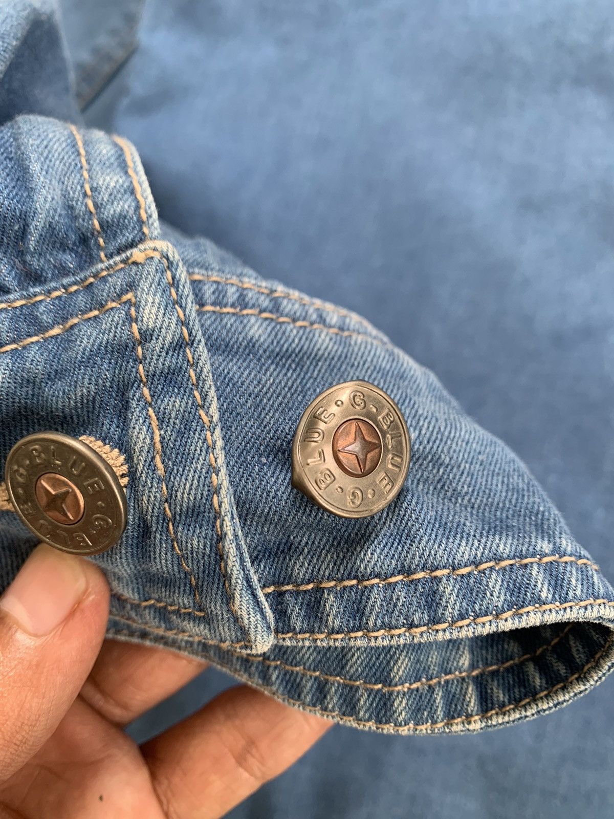 Japanese Brand GS G-Stage Jeans Pleated Centre Style Jacket Size US M / EU 48-50 / 2 - 8 Thumbnail