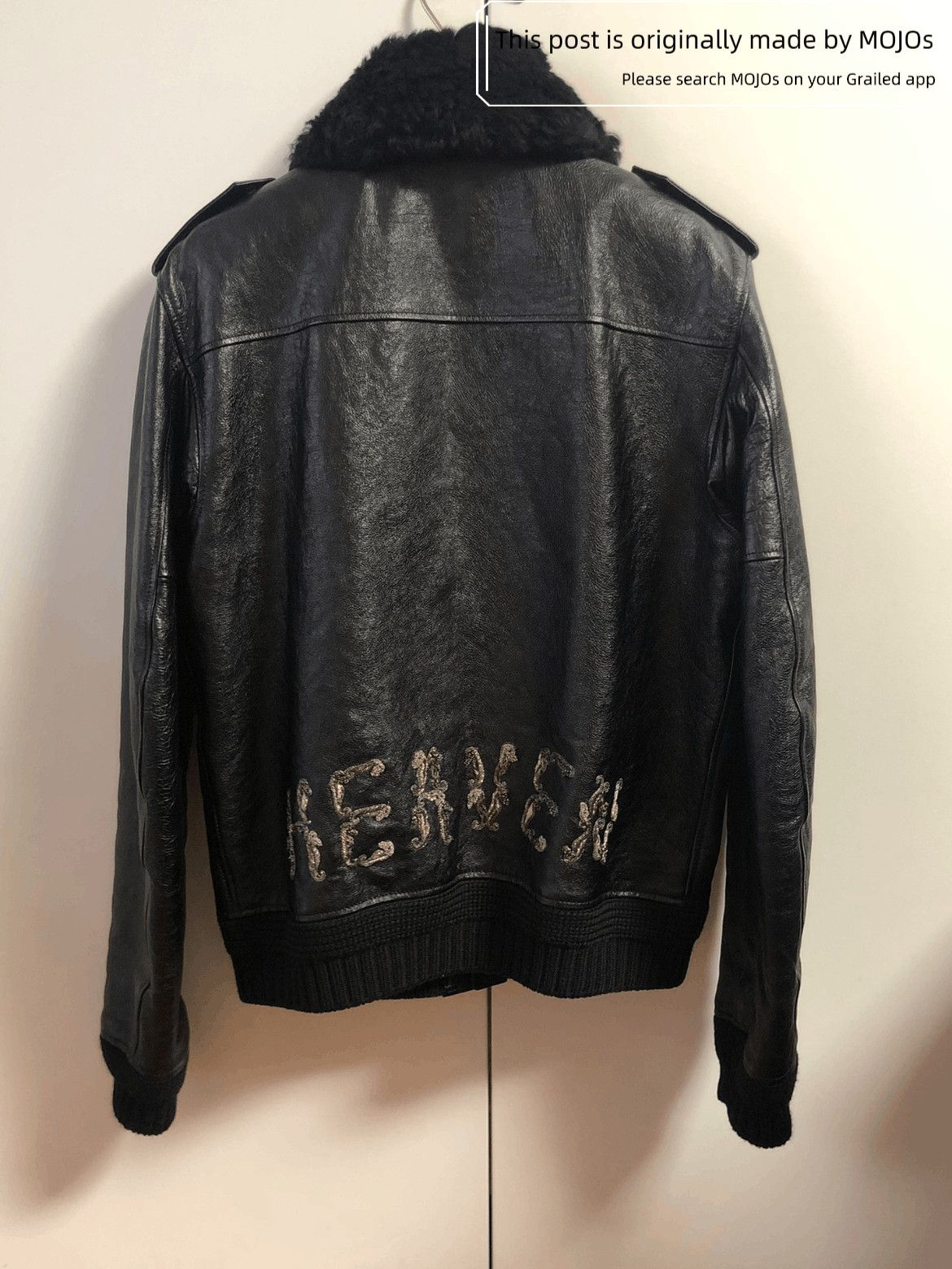Saint Laurent Paris Sz 46 Saint Laurent Paris Heaven Stitches Leather Coat Size US S / EU 44-46 / 1 - 4 Thumbnail