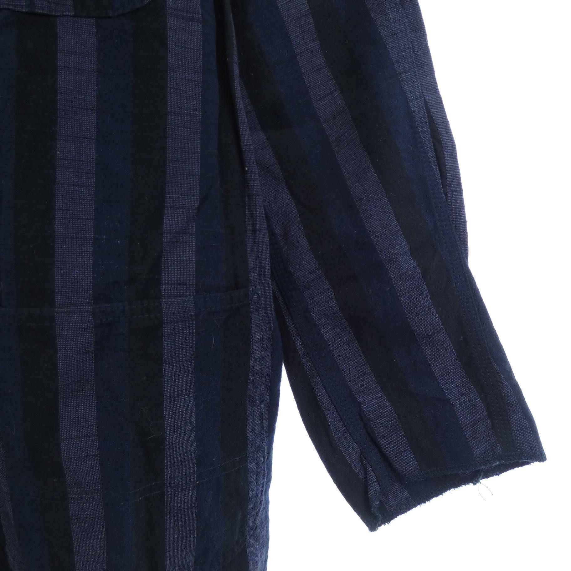 Needles Jacket Striped Cotton Long Sleeve Navy Size US S / EU 44-46 / 1 - 6 Thumbnail
