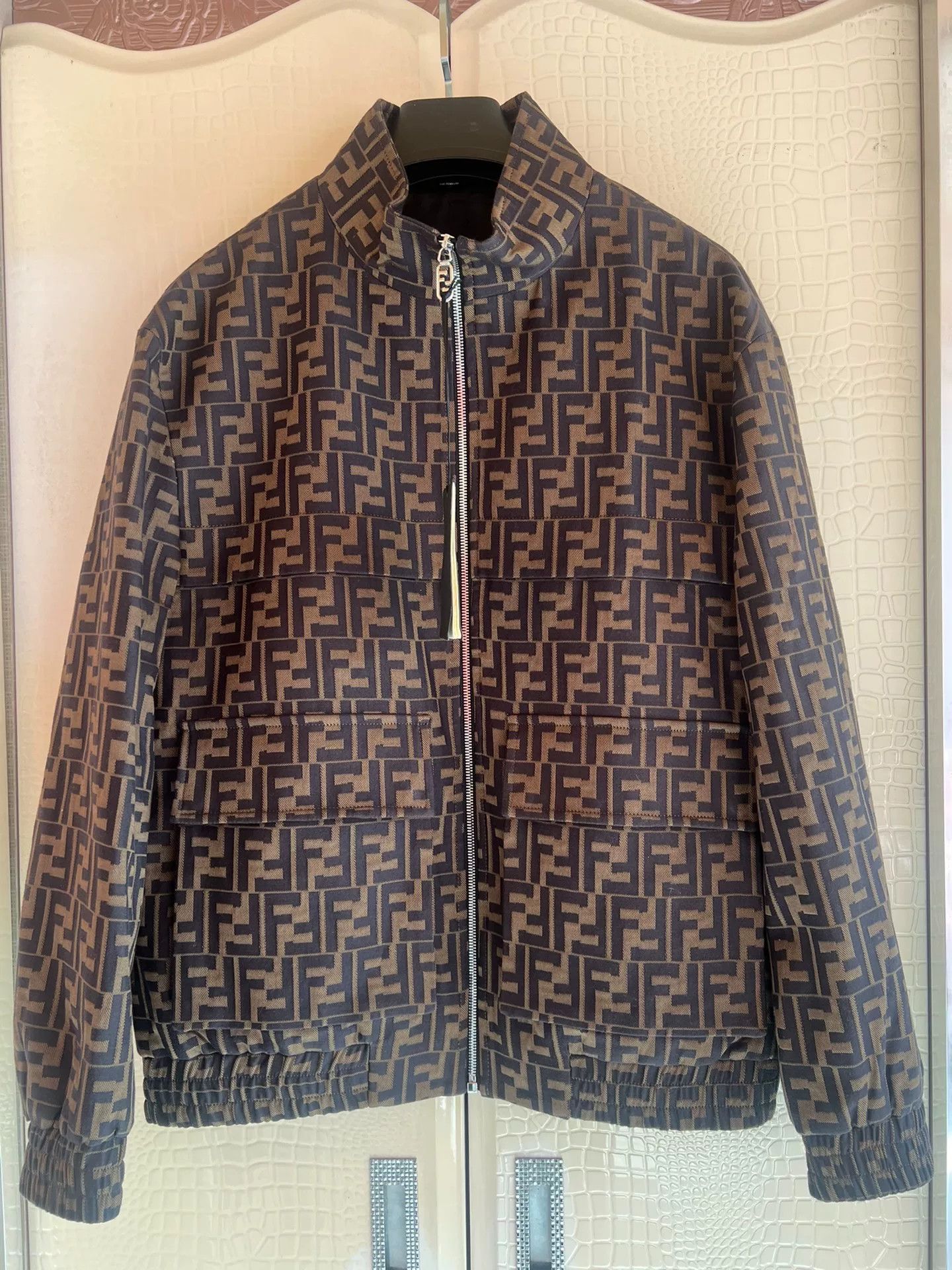 Fendi FENDI LOR FF Logo Jacket Coat Size US M / EU 48-50 / 2 - 1 Thumbnail