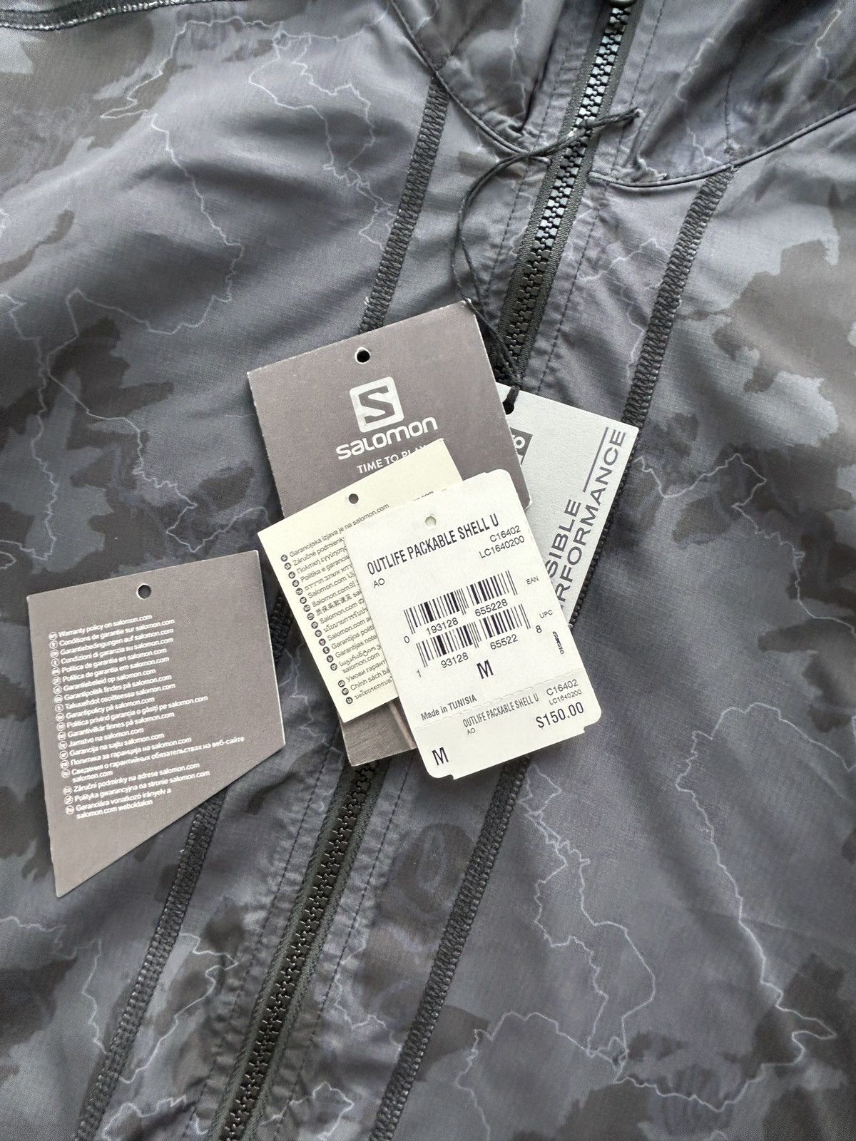 Salomon Salomon Outlife Packable Windbreaker Jacket Size US M / EU 48-50 / 2 - 5 Thumbnail