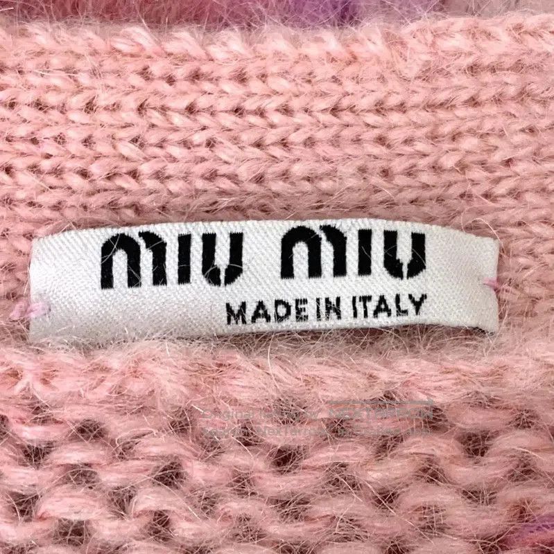 Miu Miu Miu Miu Pink Mohair Cardigan for Women . Size XS / US 0-2 / IT 36-38 - 5 Thumbnail