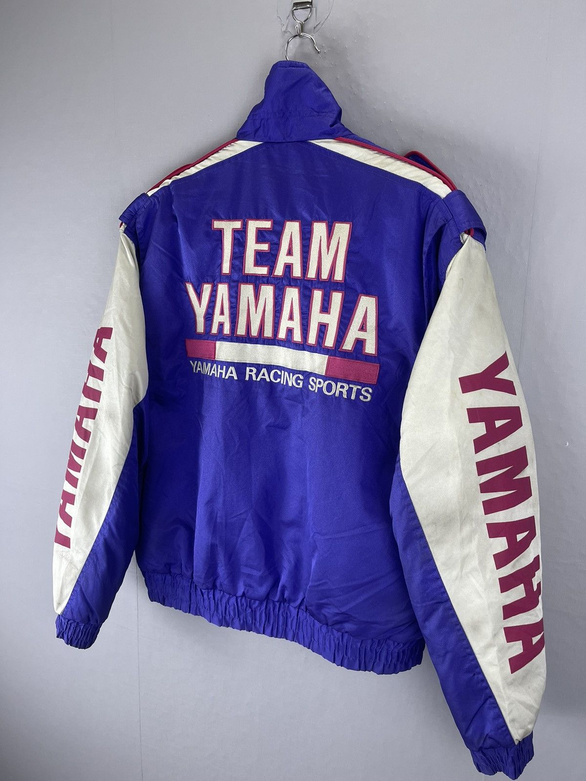 Yamaha VINTAGE TEAM YAMAHA Racing Sport Full Printed Biker Jacket Size US L / EU 52-54 / 3 - 7 Thumbnail