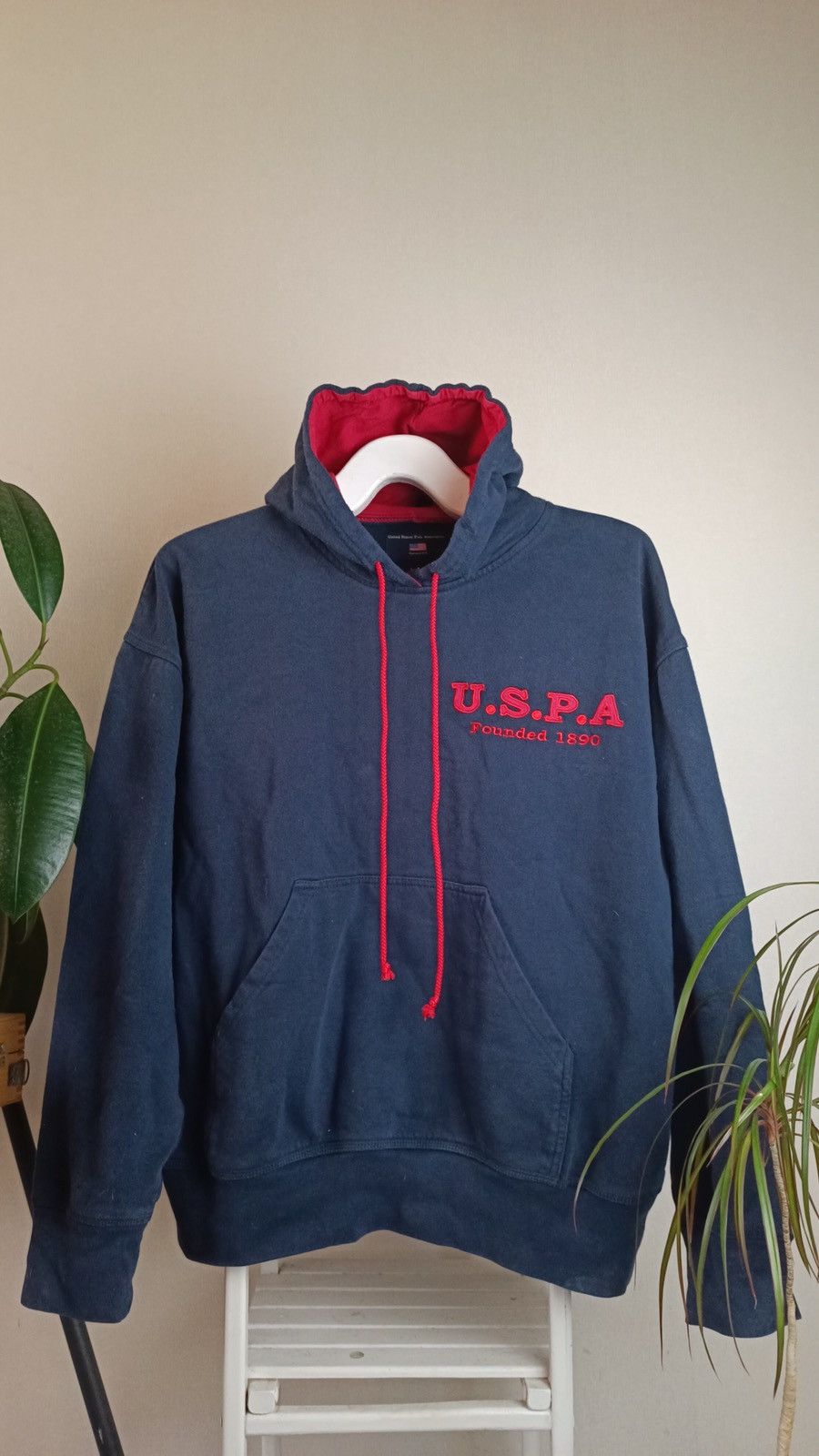Japanese Brand × Vintage USPA Y2K vintage Oversized Hoodie Size US M / EU 48-50 / 2 - 1 Thumbnail