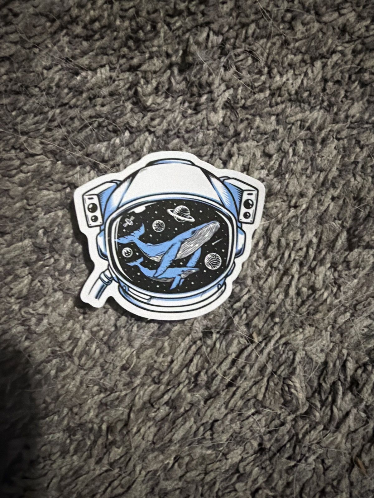 Hypebeast Whales Inside Astronaut Helmet Sticker Size ONE SIZE - 1 Thumbnail