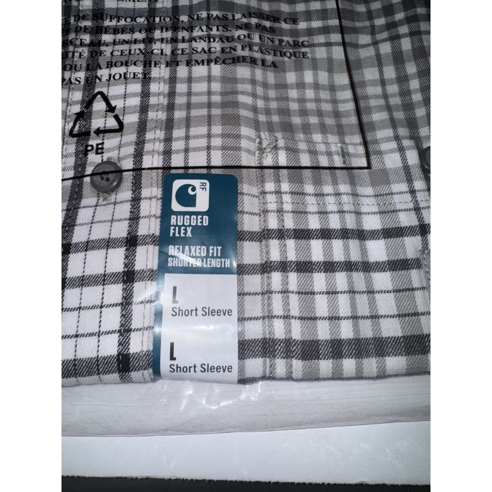 Carhartt NWT Carhartt Mens Shirt Rugged Flex Short Sleeve L Gray Size US L / EU 52-54 / 3 - 5 Thumbnail