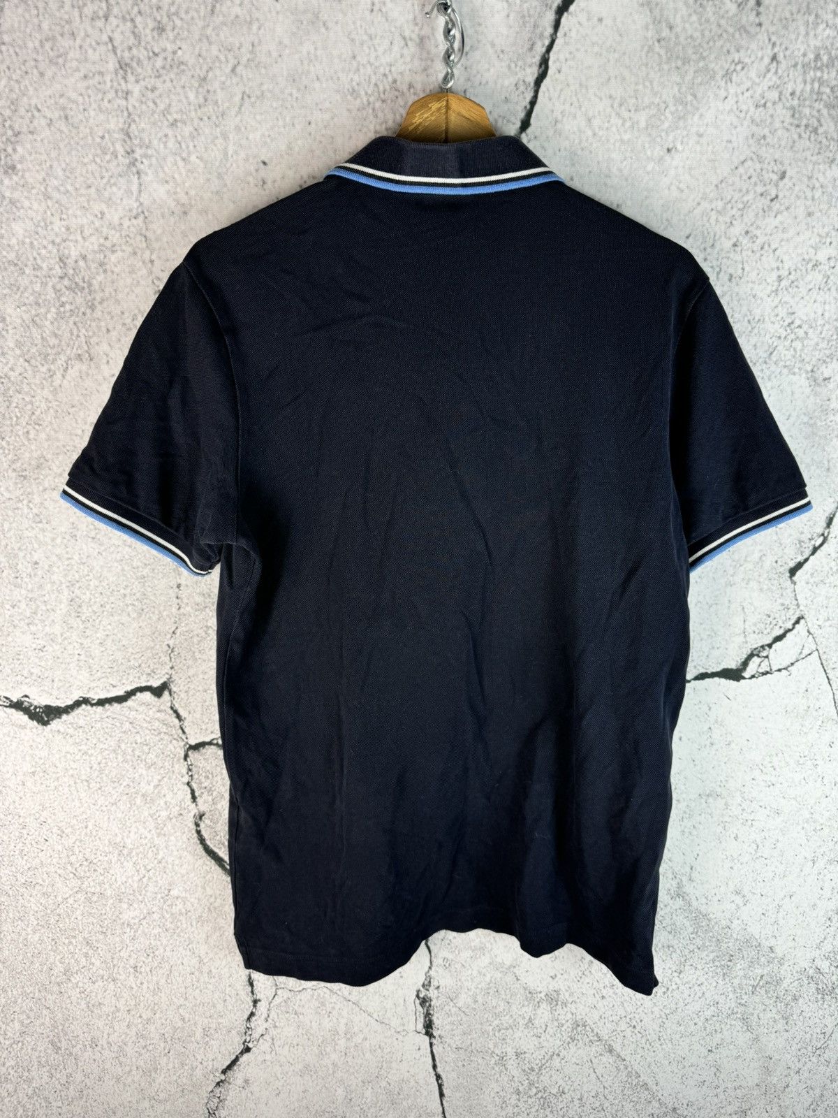 Prada Prada Polo T Shirt Red Tab Designer Size US L / EU 52-54 / 3 - 2 Thumbnail