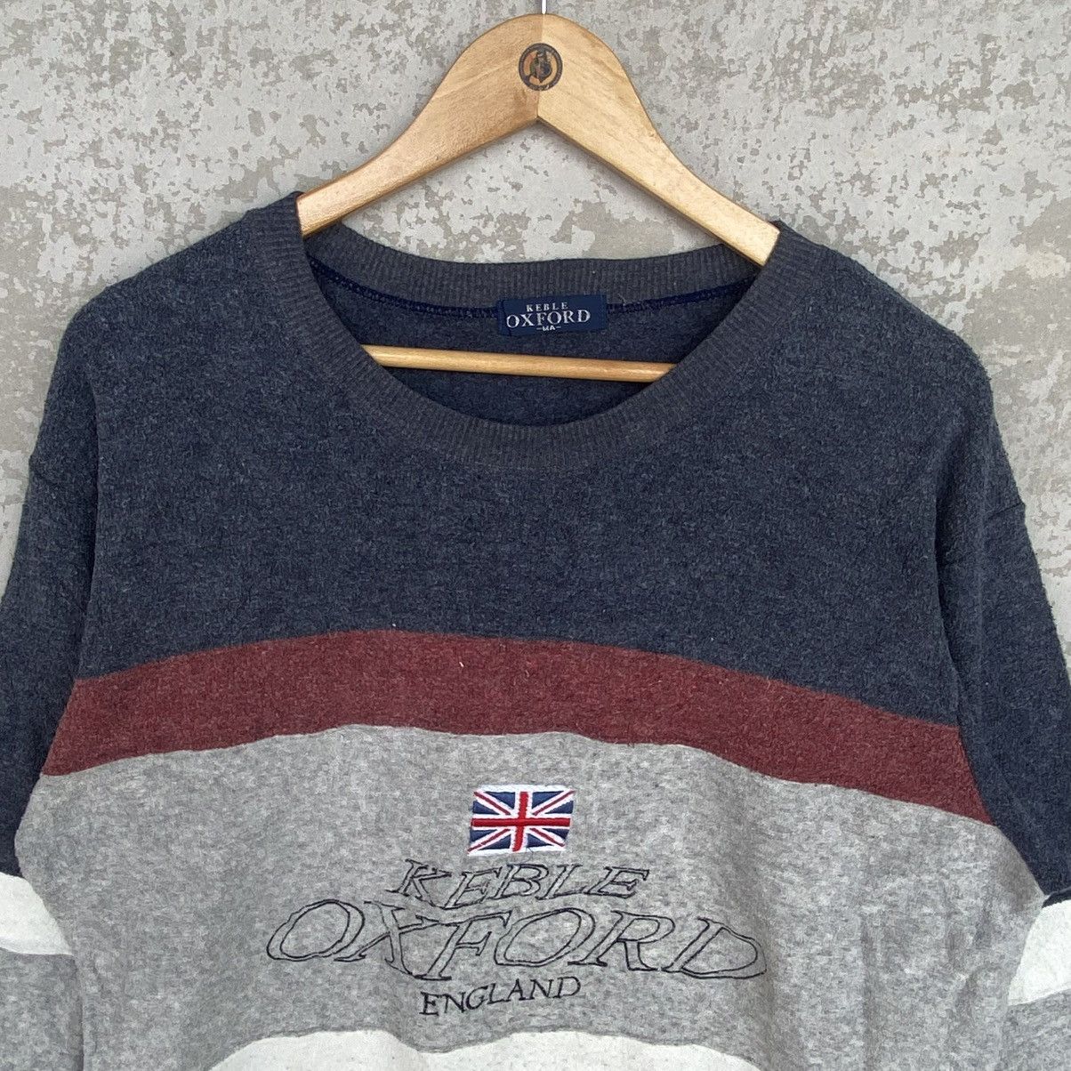 Other Vintage Oxford England Printed Crewneck Sweatshirt Blue/Grey Size US M / EU 48-50 / 2 - 4 Thumbnail