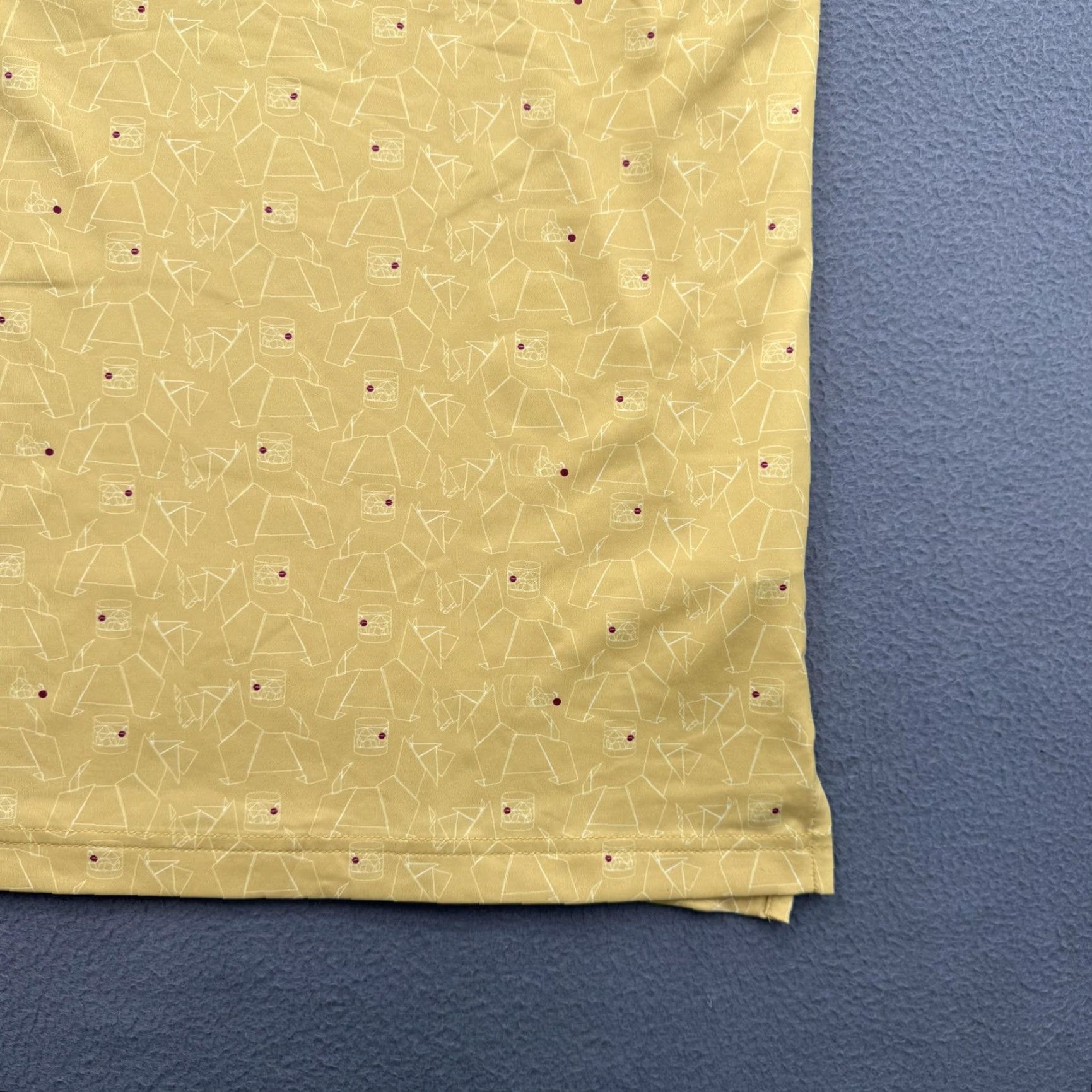 Vintage William Murray Polo Shirt Mens Large Yellow Geometric Performance Golf Stretch Polo Shirt Mens Large Yellow Geometric Pattern Golf Size US L / EU 52-54 / 3 - 7 Thumbnail