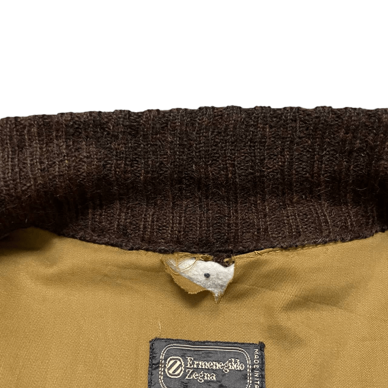 Ermenegildo Zegna Vintage Ermenegildo Zegna Mohair Cardigan Bomber Jacket Size US XL / EU 56 / 4 - 8 Thumbnail