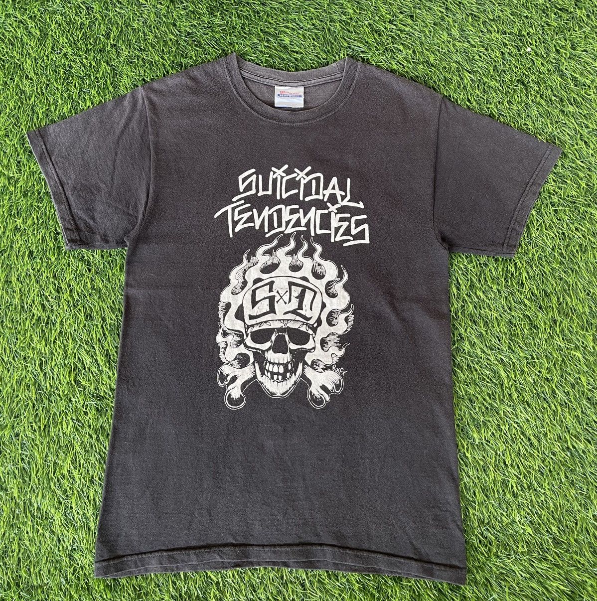 Band Tees Vintage’y2k🔥SUICIDAL TENDENCIES🔥RXCX Band Punk San Faded Tee Size US S / EU 44-46 / 1 - 2 Thumbnail