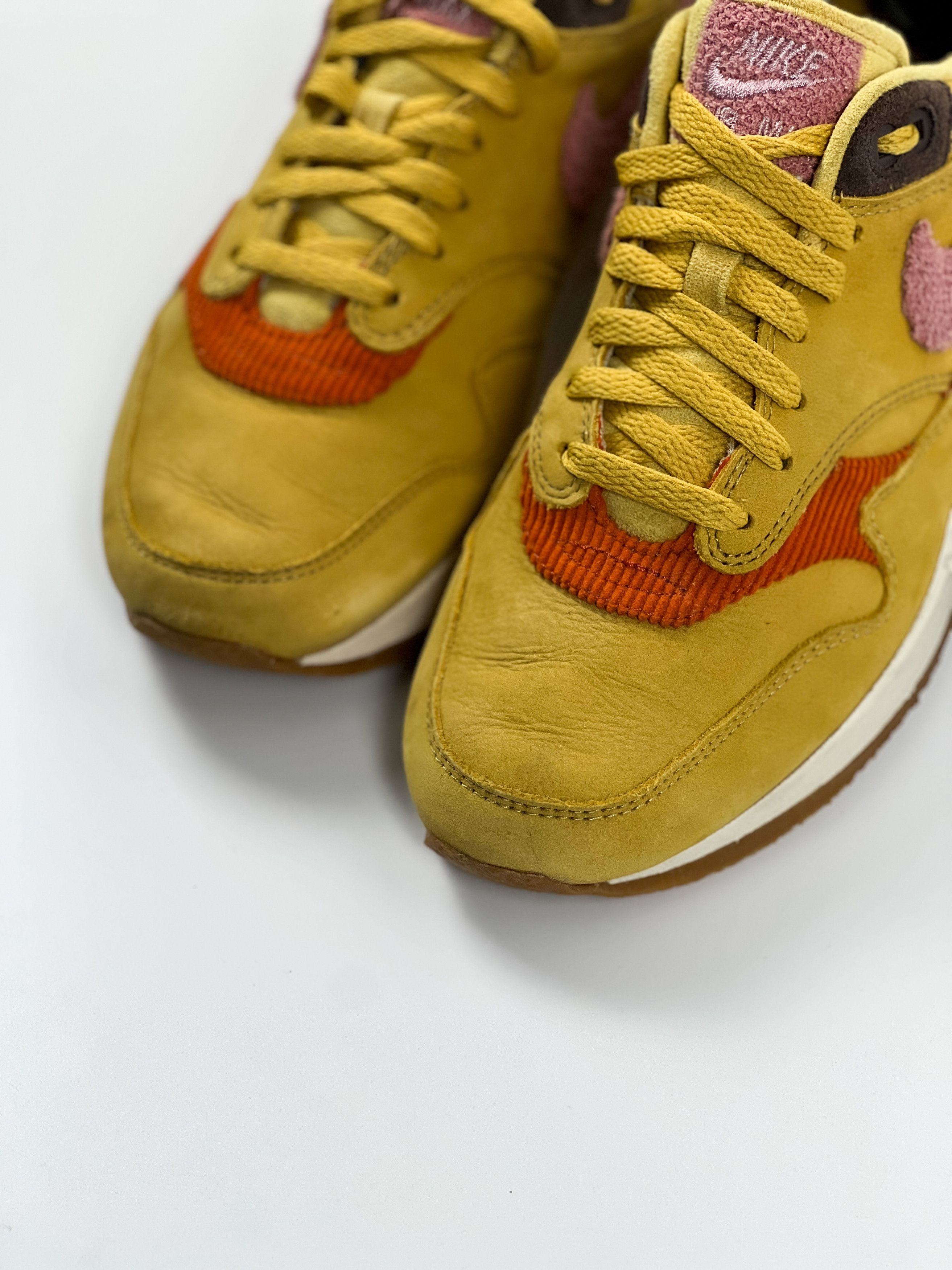 Nike Nike Air Max 1 Crepe Wheat Gold Rust Pink 'CD7861-700' Size US 7 / EU 40 - 6 Thumbnail