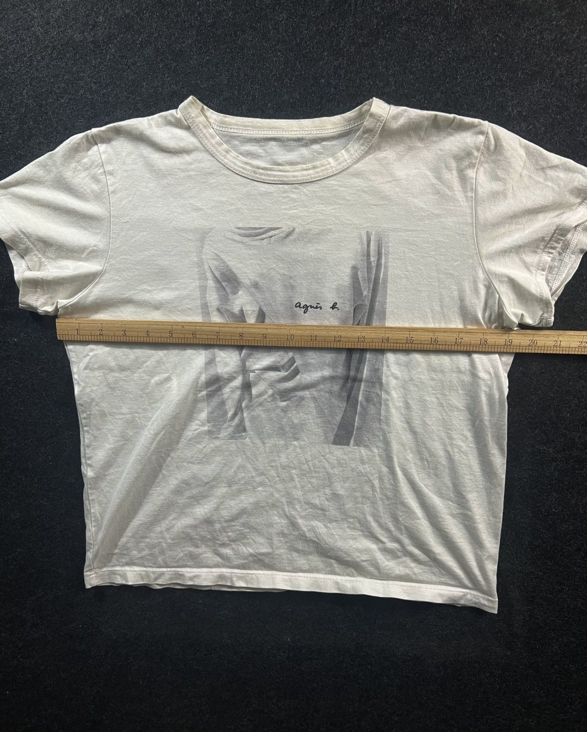 agnes b. Vintage’s90 Agnes B Bruce Webber Photo Tee Cropped Tee Size M / US 6-8 / IT 42-44 - 4 Thumbnail