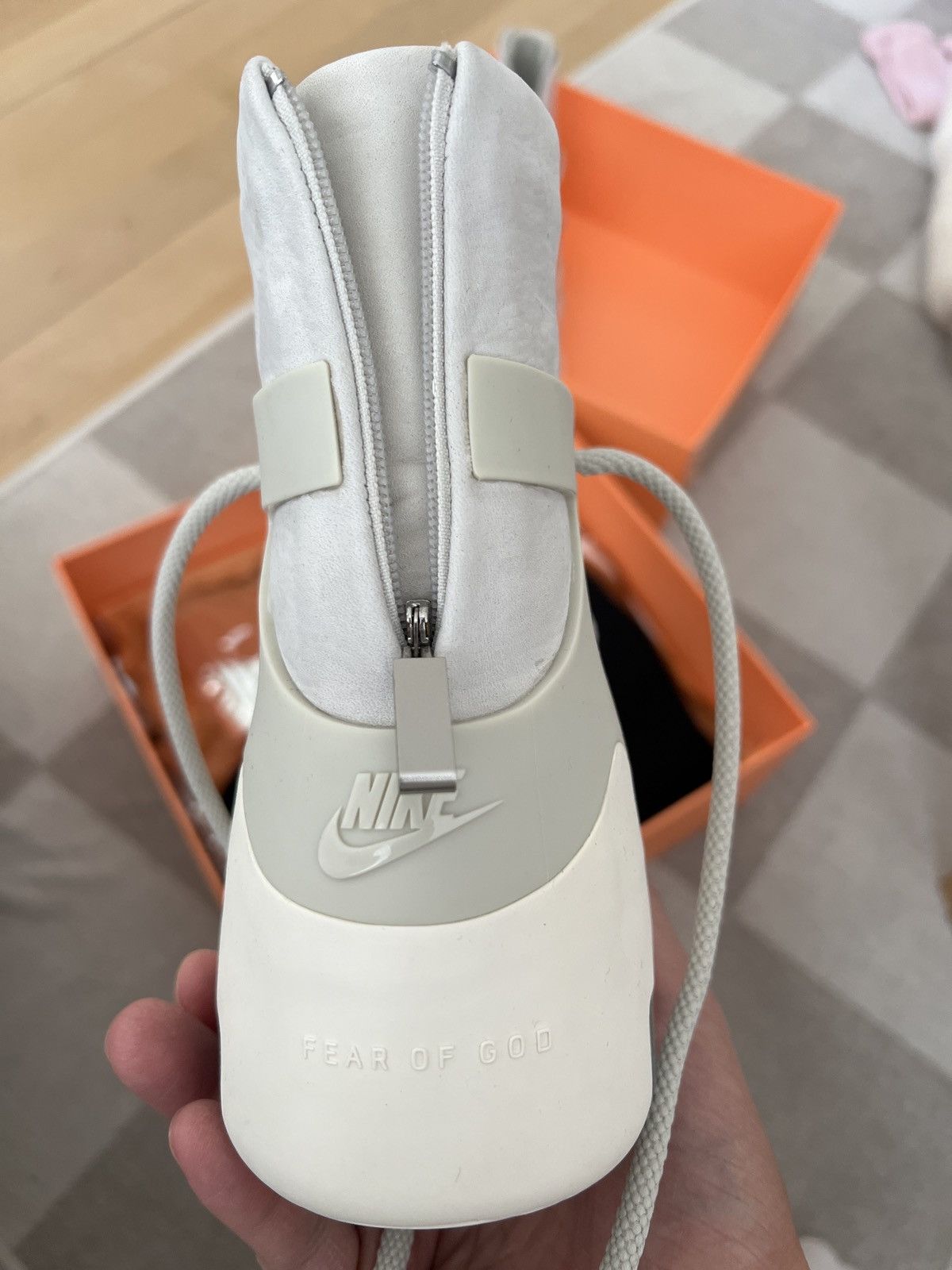 Fear of God × Nike Brand new Nike air fear of god 1 8.5us light bone Size US 8.5 / EU 41-42 - 2 Thumbnail