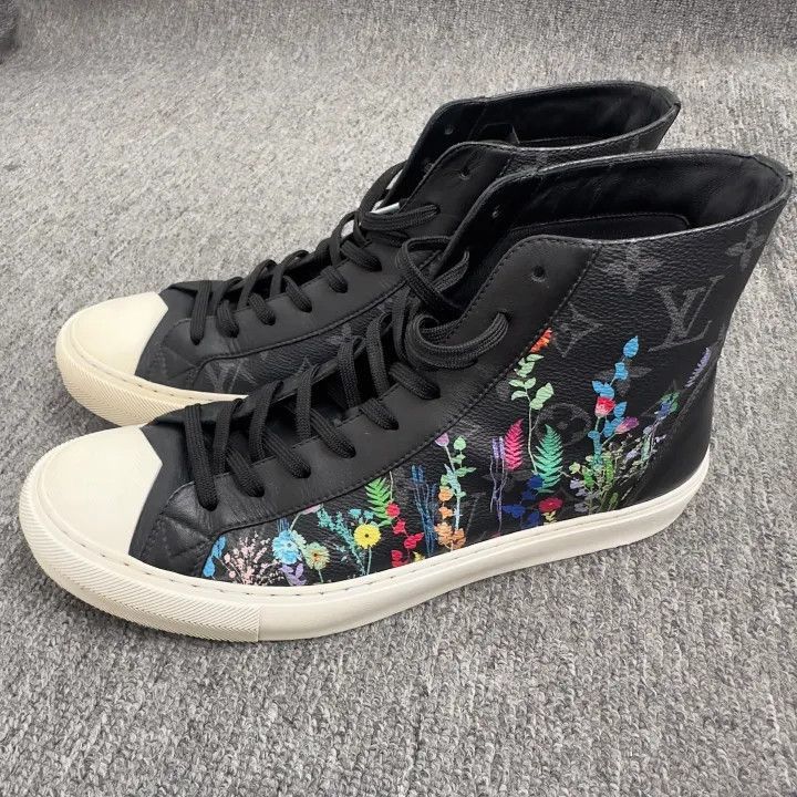 Louis Vuitton Louis Vuitton Tattoo Monogram Eclipse High-Top Sneakers -25 Size US 8.5 / EU 41-42 - 1 Thumbnail