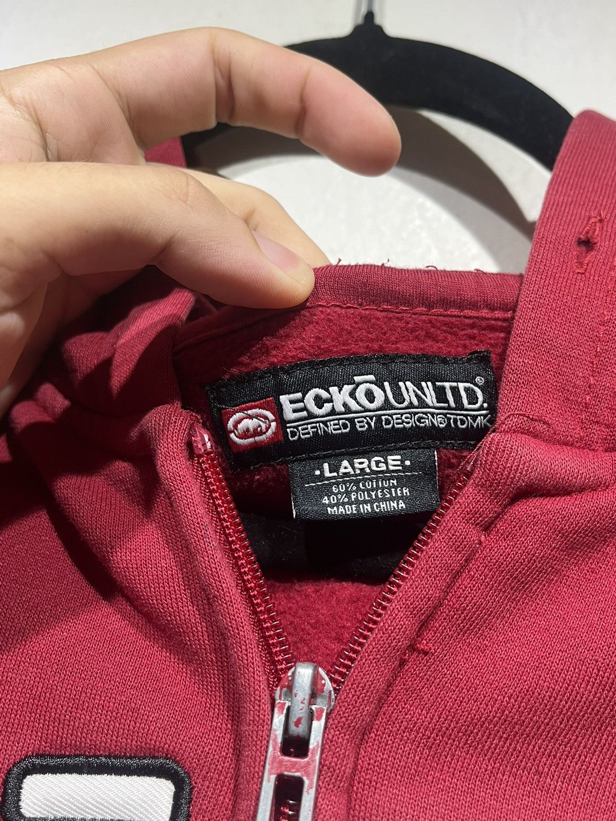 Ecko Unltd. × Vintage Vintage Y2k Ecko Unltd hoodie Size US L / EU 52-54 / 3 - 3 Thumbnail
