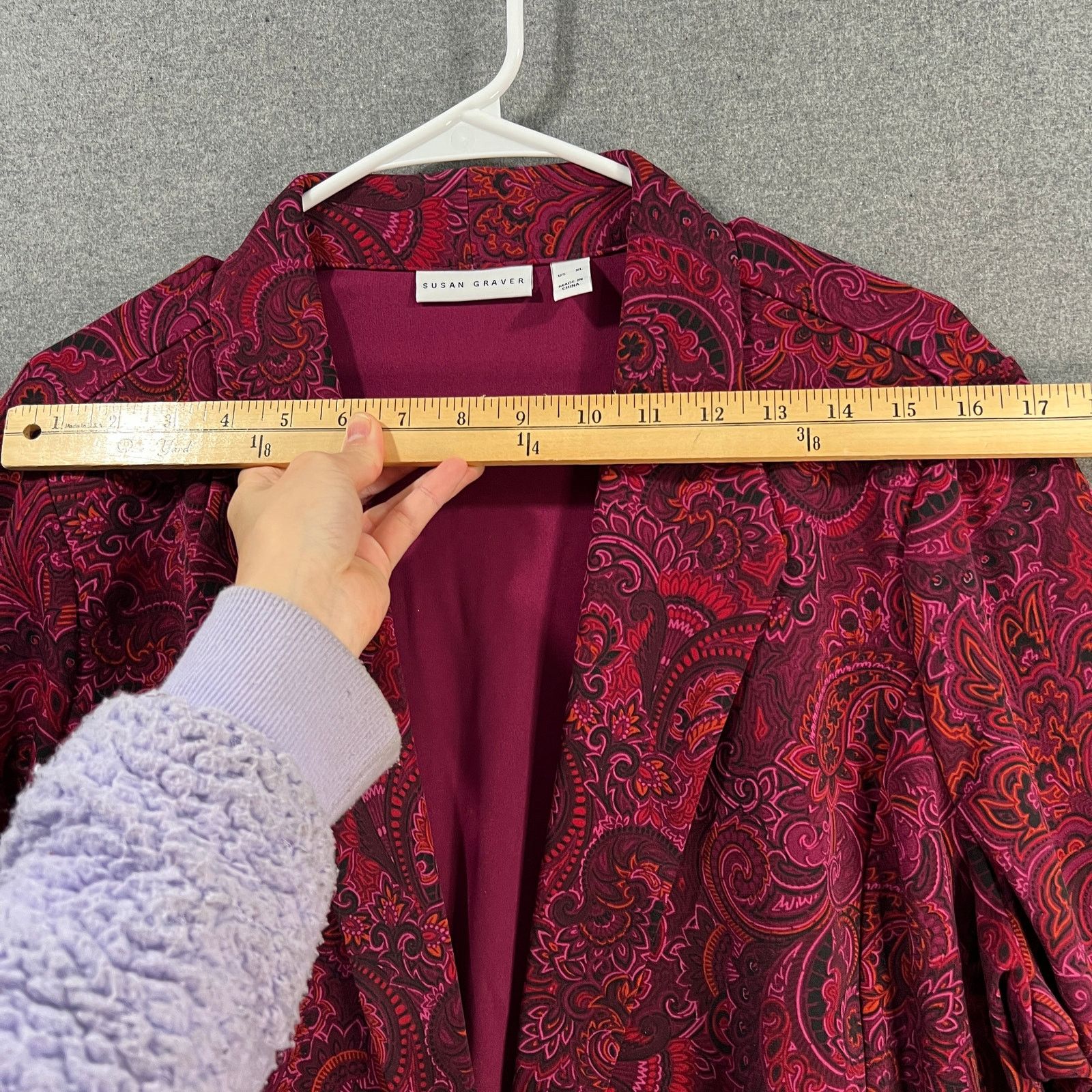 Other Susan Graver Printed Regular Liquid Knit A-Line Dress Size XL / US 12-14 / IT 48-50 - 7 Thumbnail